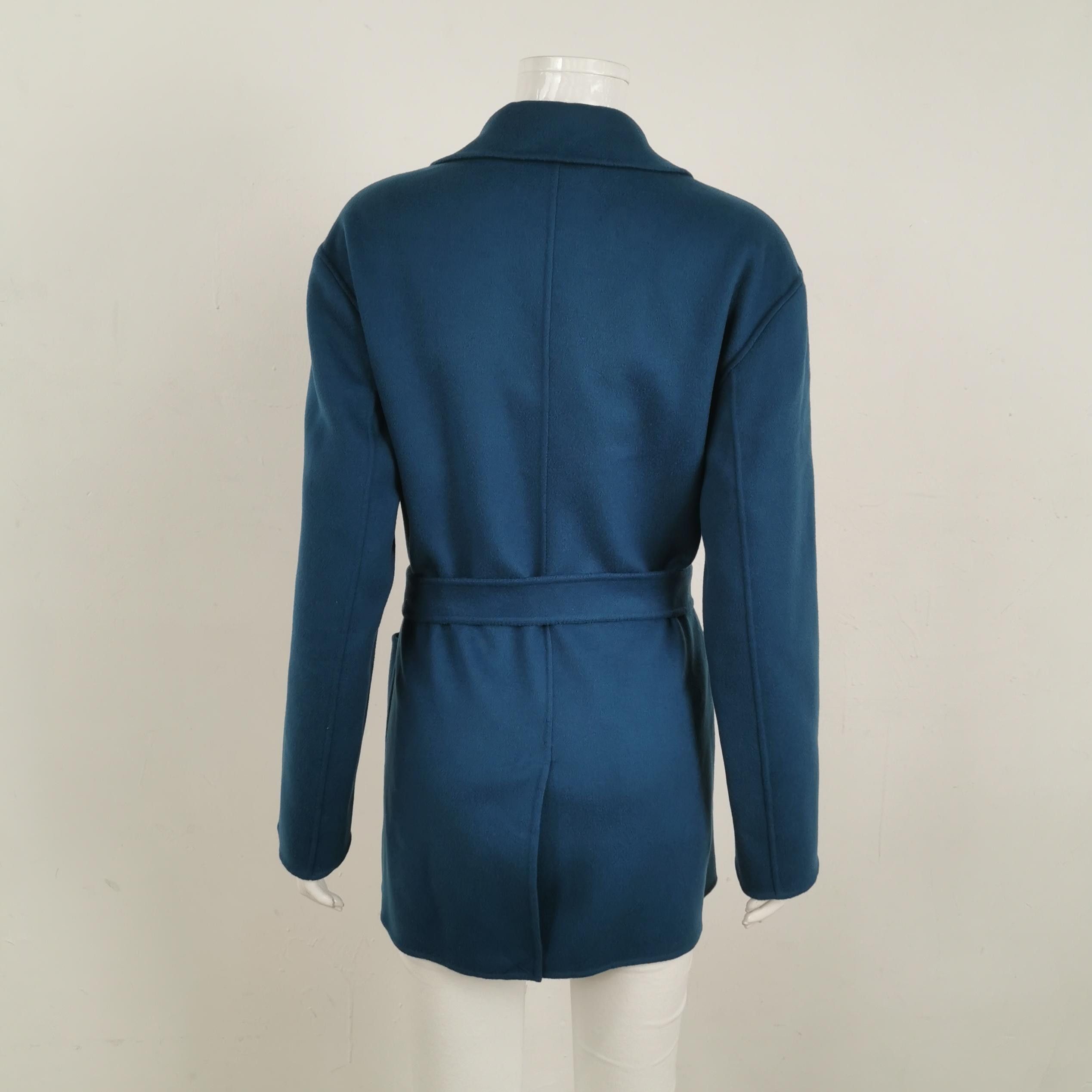 Weekend Max Mara Weekend Max Mara Wool Blend Solid Lapel Coat US8 Size S / US 4 / IT 40 - 4 Thumbnail