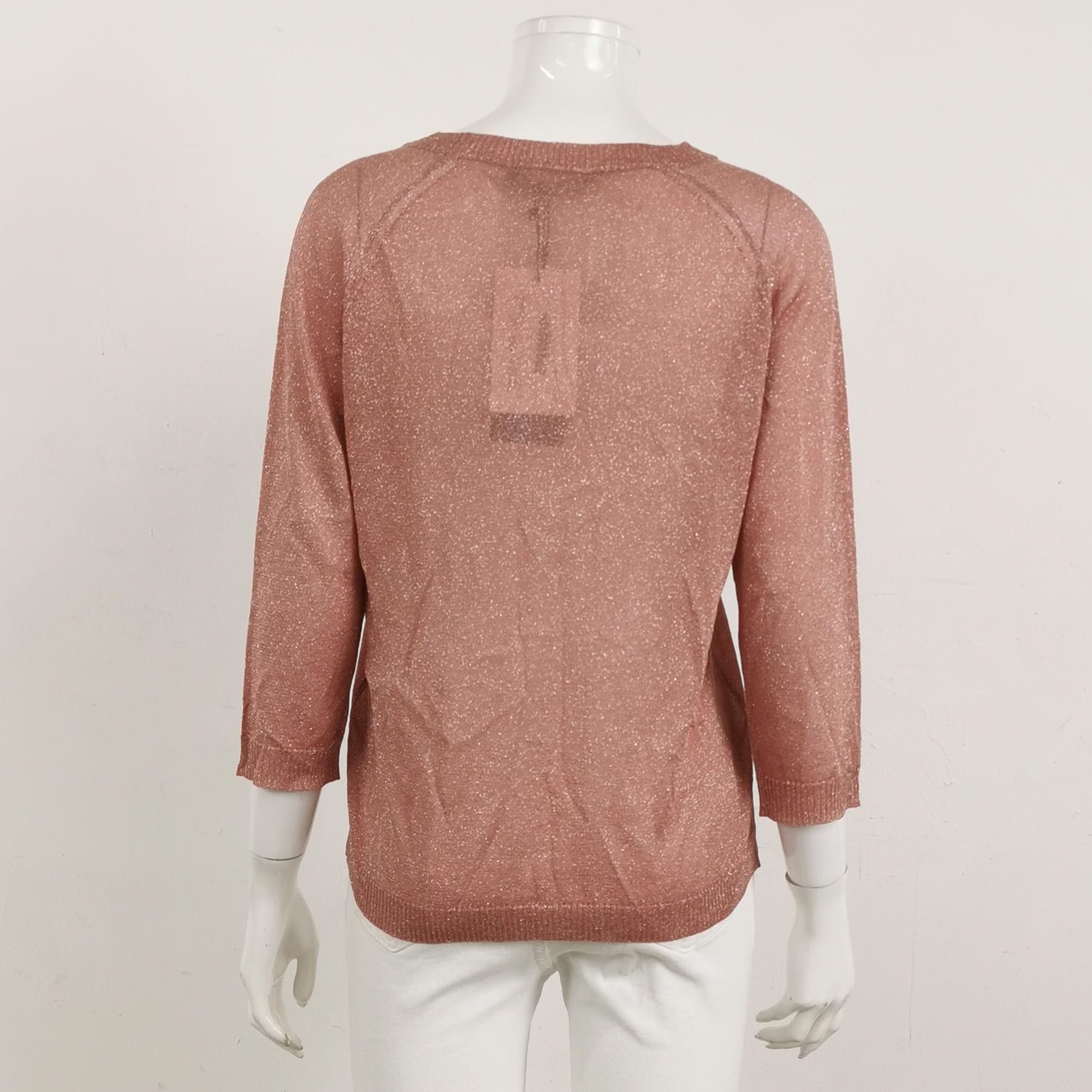 Weekend Max Mara Weekend Max Mara S Solid Crew Neck Knit Top Size S / US 4 / IT 40 - 3 Thumbnail