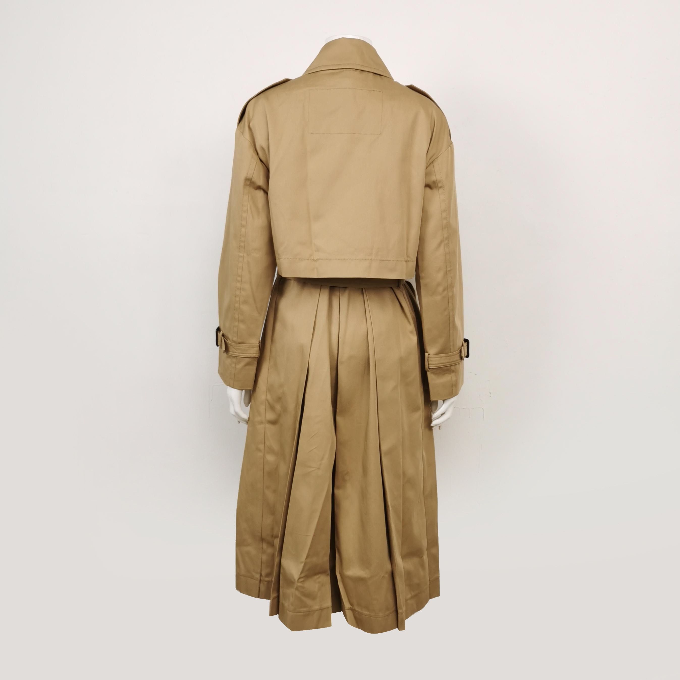 Weekend Max Mara Weekend Max Mara Cotton Lapel Trench Coat S/US4 Size XS / US 0-2 / IT 36-38 - 4 Thumbnail