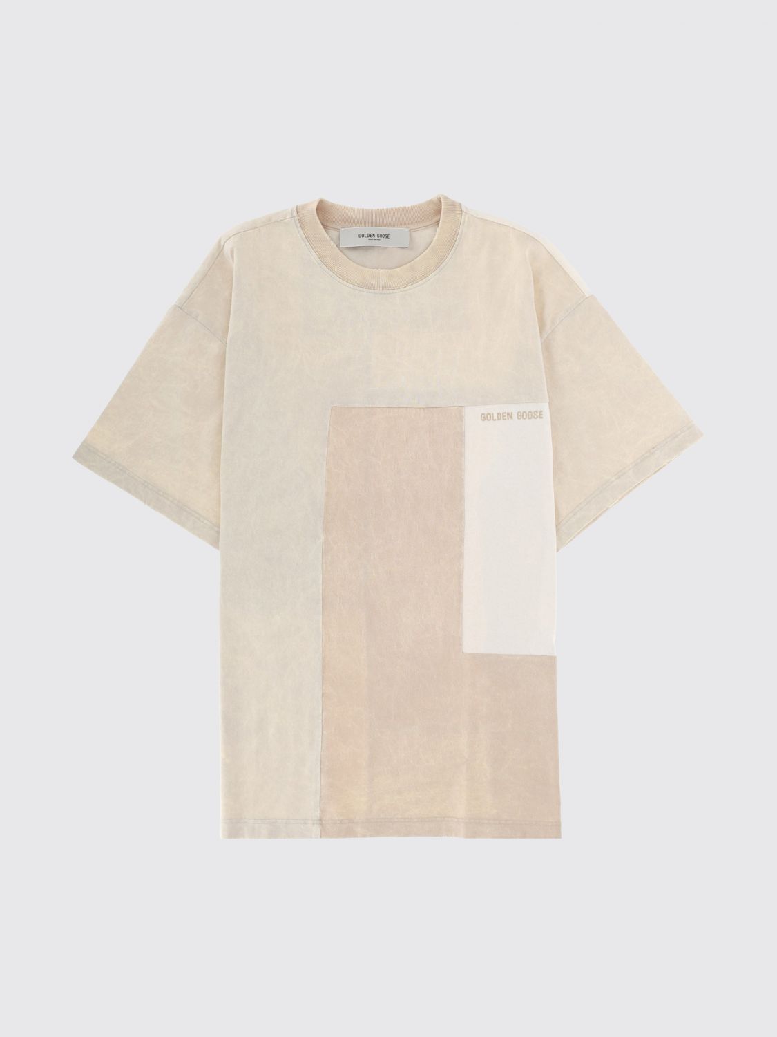 Golden Goose Golden Goose T-Shirt Men Yellow Cream Size US S / EU 44-46 / 1 - 2 Thumbnail