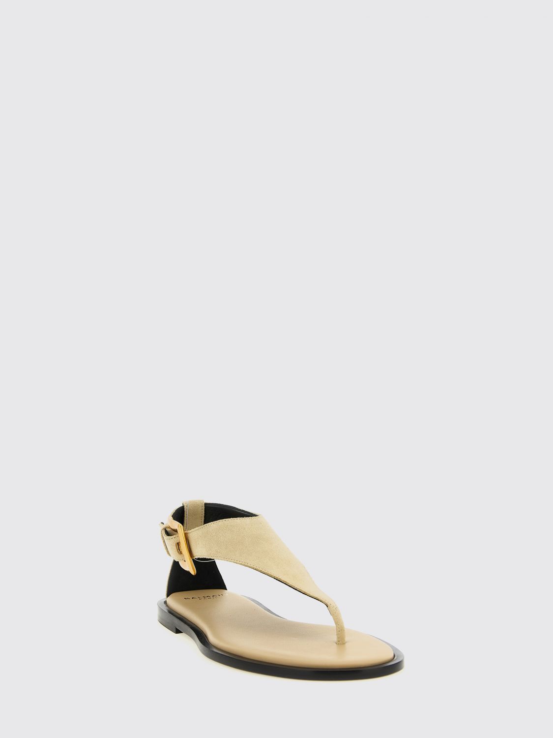 Balmain Balmain Heeled Sandal Woman Beige Size US 7 / IT 37 - 2 Thumbnail