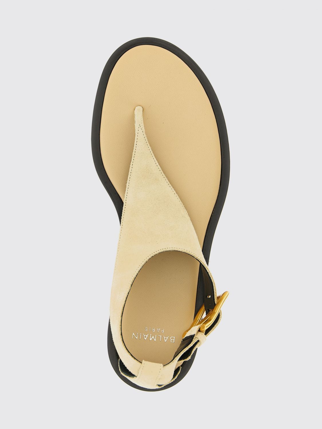 Balmain Balmain Heeled Sandal Woman Beige Size US 8.5 / IT 38.5 - 4 Thumbnail