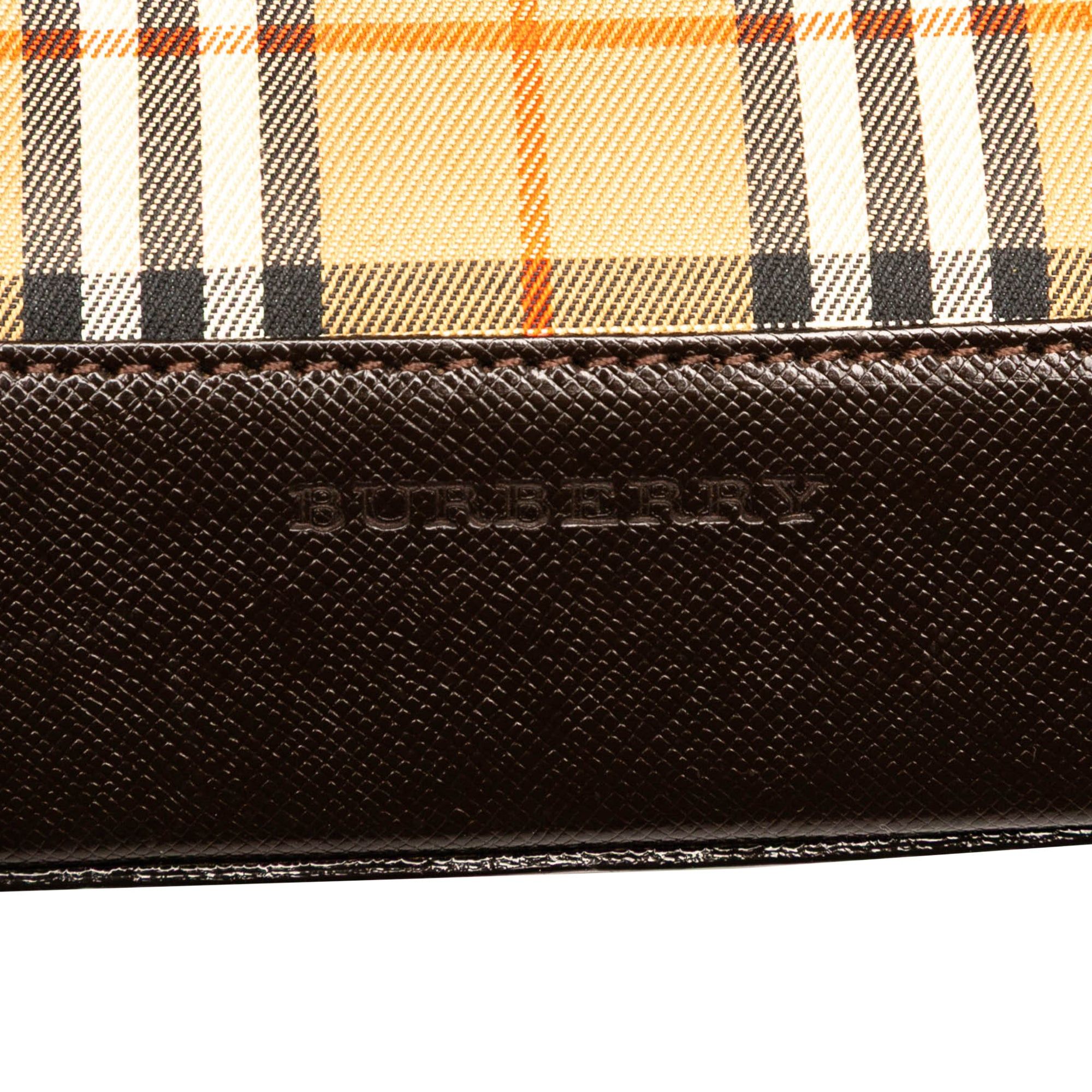 Burberry Haymarket Check Canvas Handbag Size ONE SIZE - 5 Thumbnail