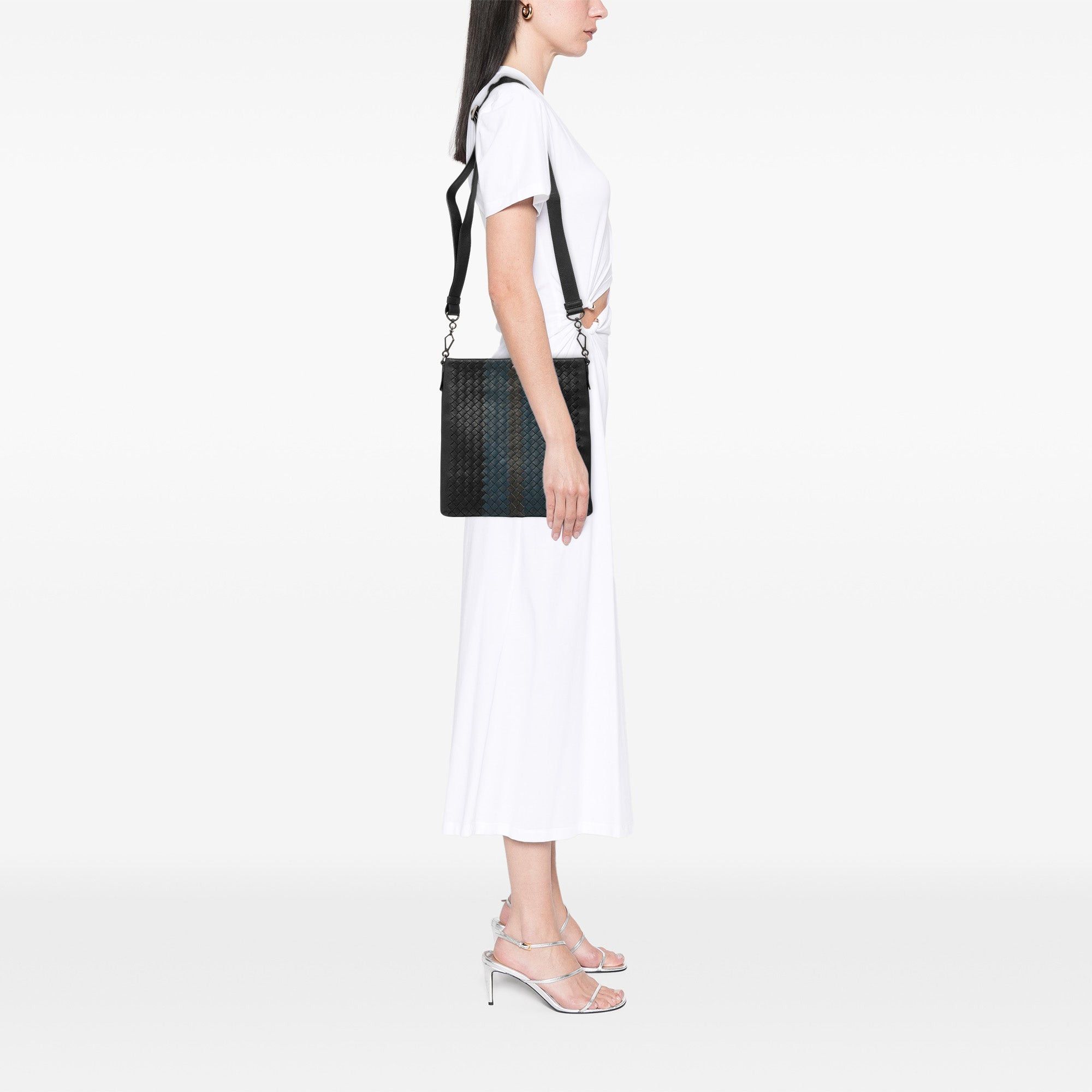 Bottega Veneta Tricolor Leather Intrecciato Crossbody Size ONE SIZE - 7 Thumbnail