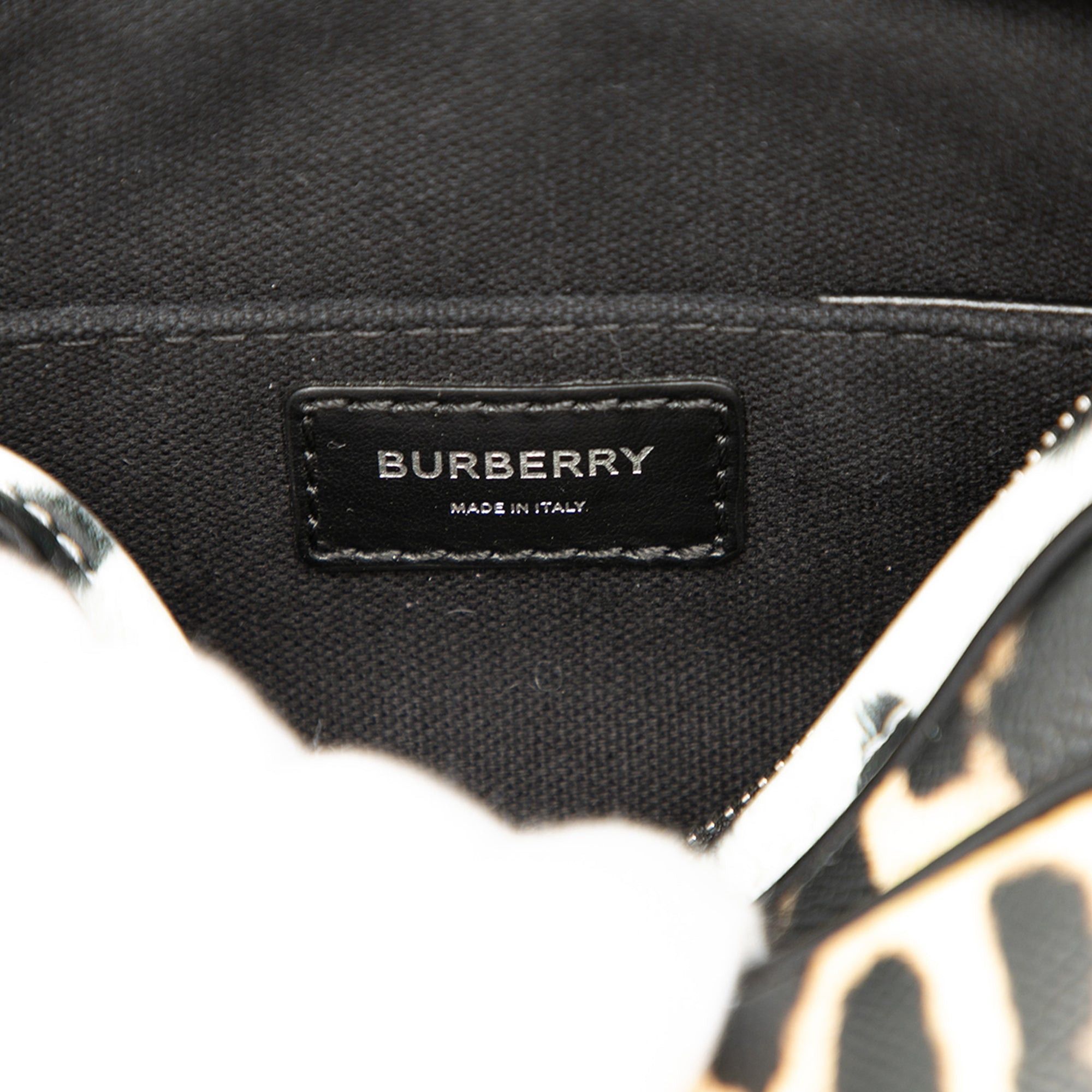 Burberry Leopard Printed Leather Camera Bag Size ONE SIZE - 5 Thumbnail