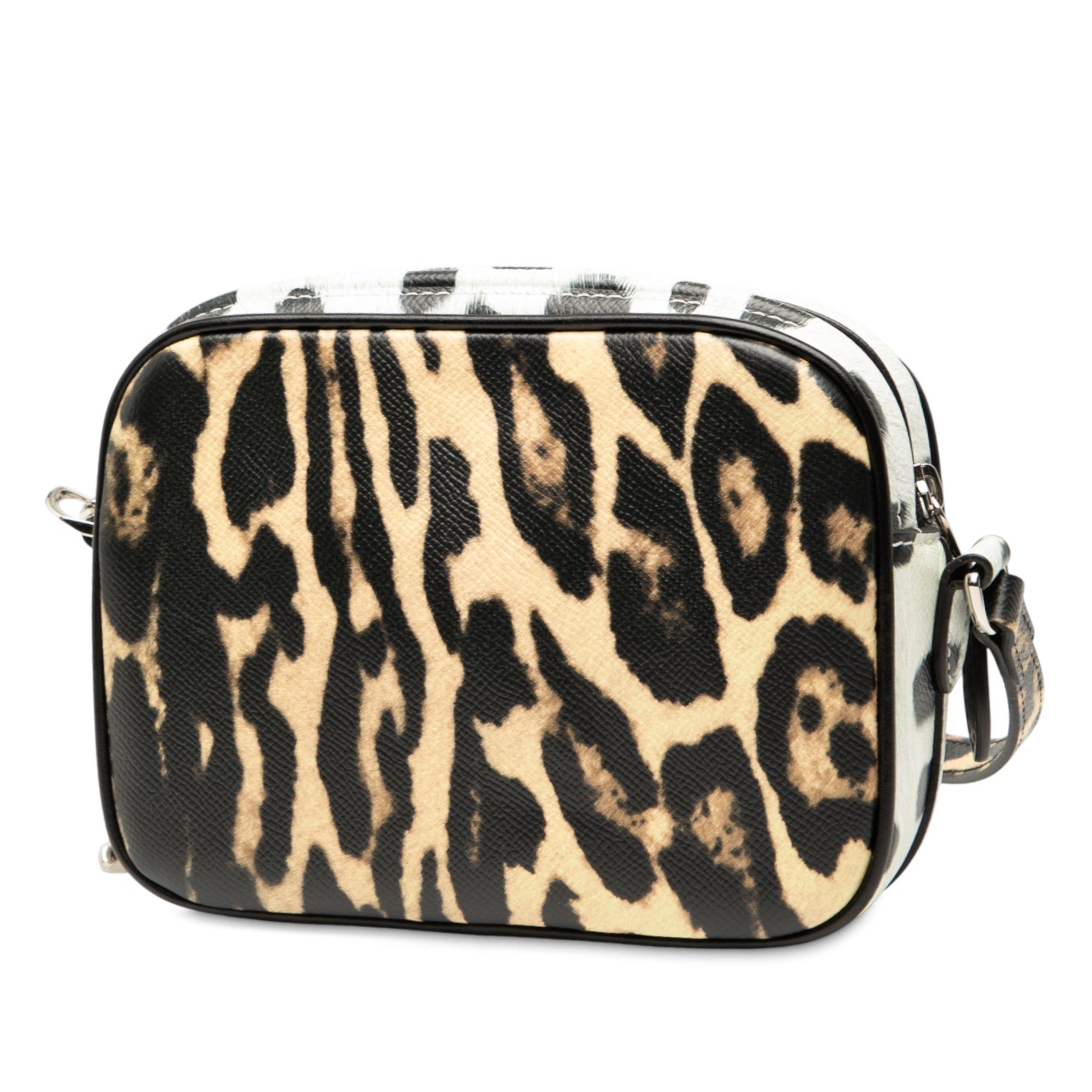 Burberry Leopard Printed Leather Camera Bag Size ONE SIZE - 2 Thumbnail