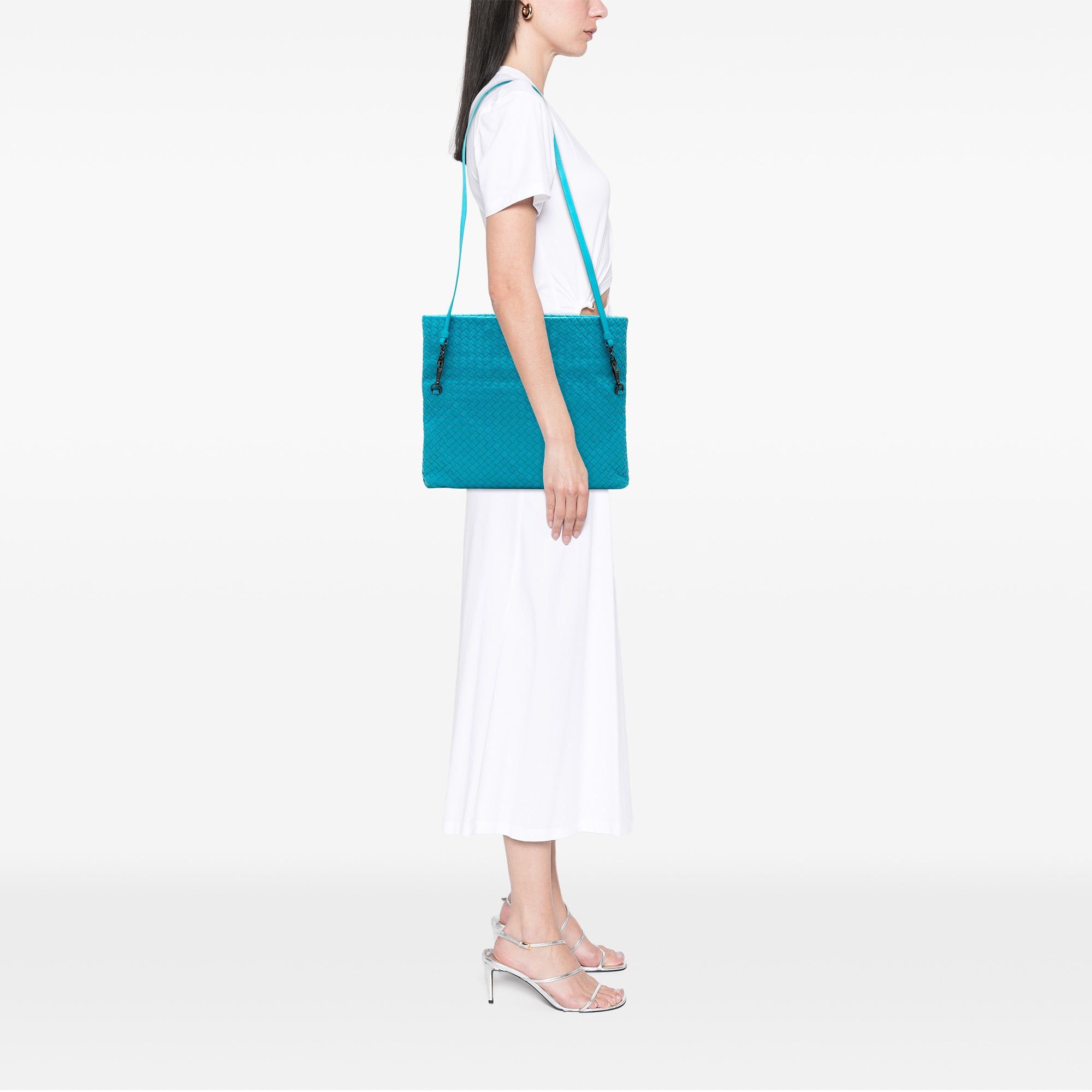 Bottega Veneta Nappa Intrecciato Fold Over Tote Size ONE SIZE - 8 Thumbnail