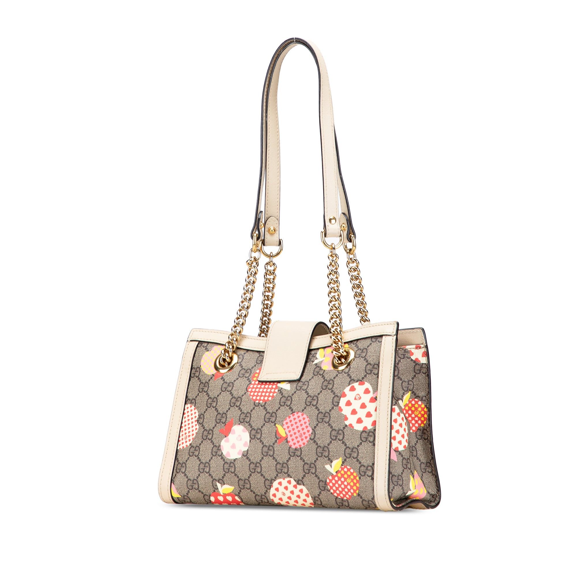 Gucci Small GG Supreme Apple Heart Padlock Tote Size ONE SIZE - 2 Thumbnail