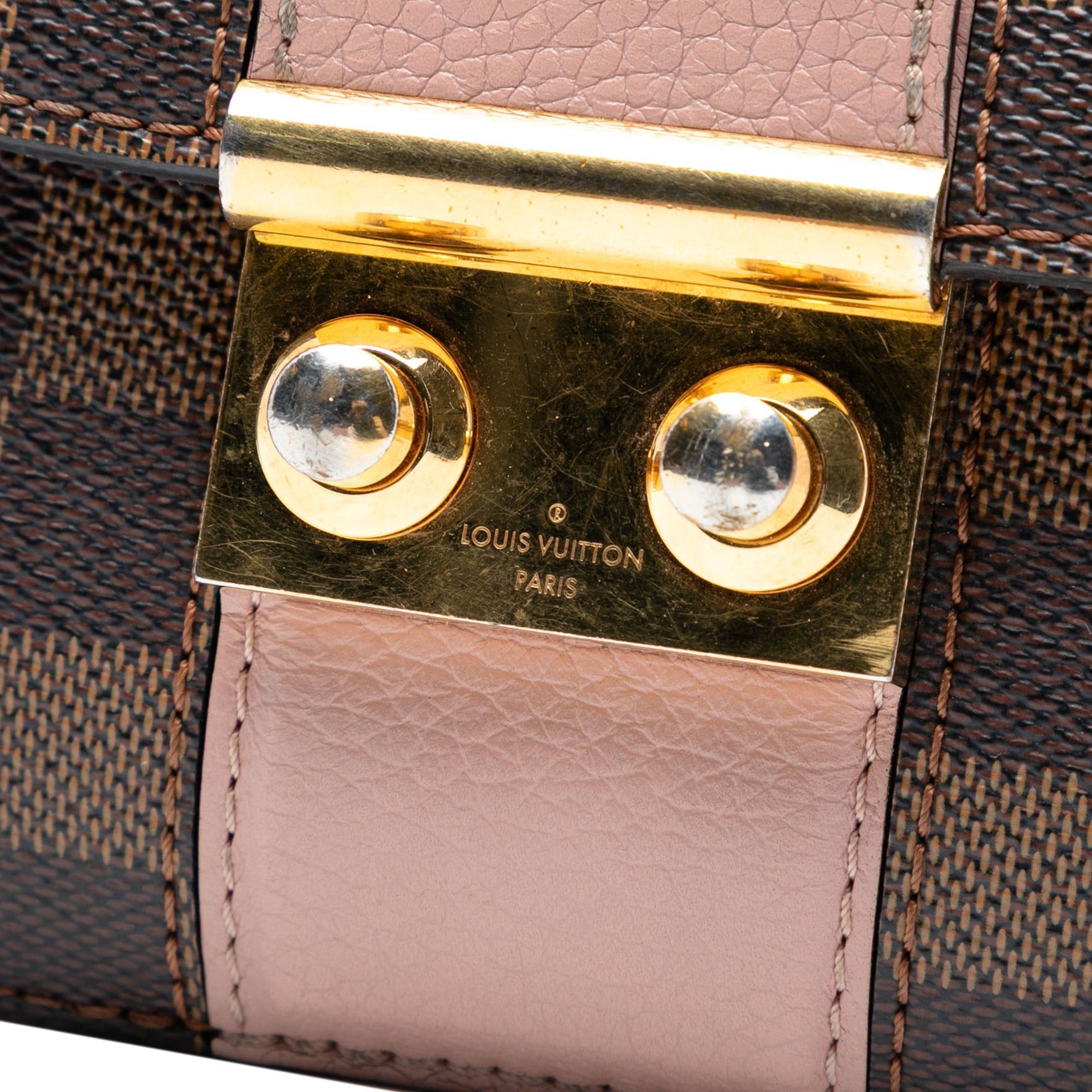 Louis Vuitton Damier Ebene Cuir Taurillon Wight Size ONE SIZE - 5 Thumbnail