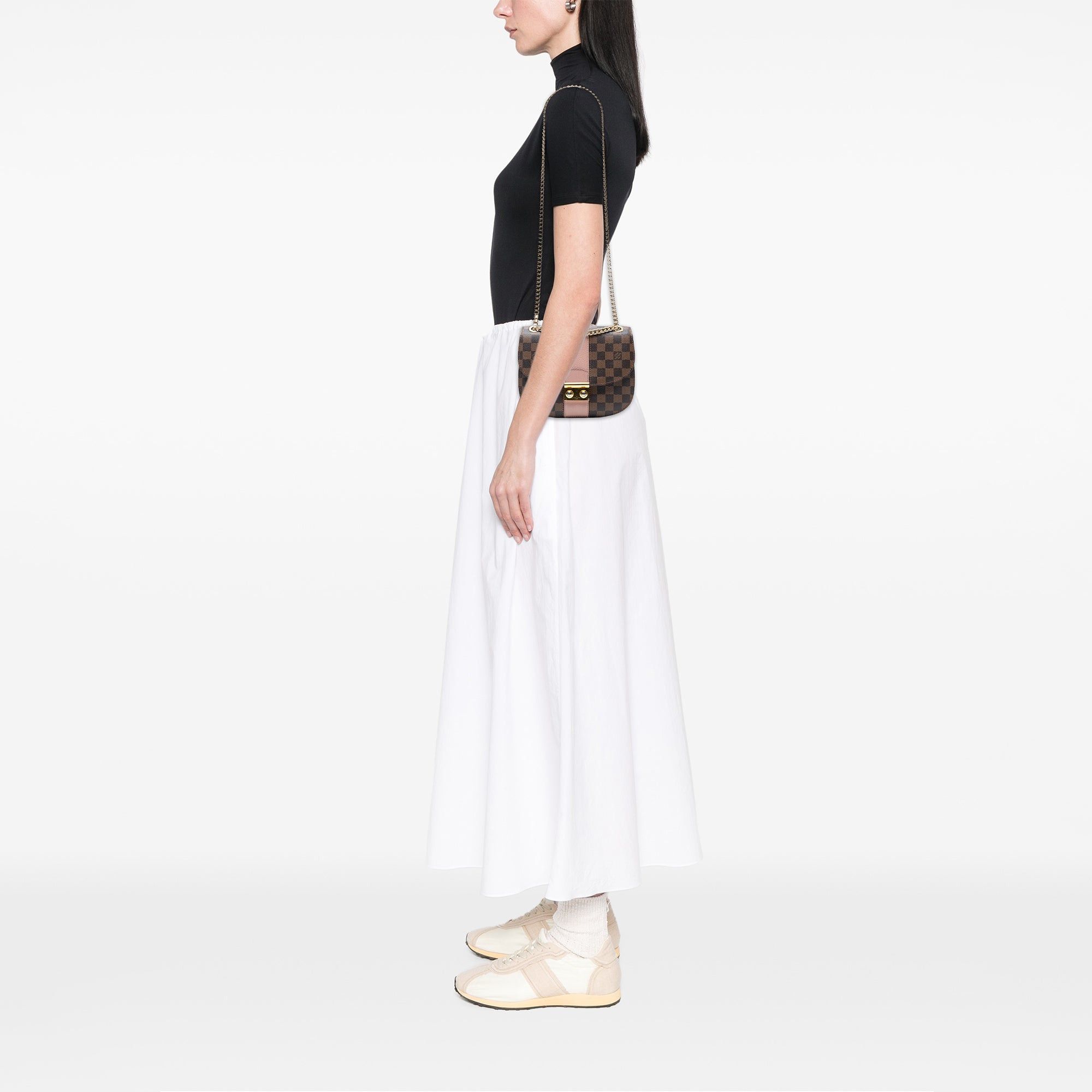 Louis Vuitton Damier Ebene Cuir Taurillon Wight Size ONE SIZE - 7 Thumbnail