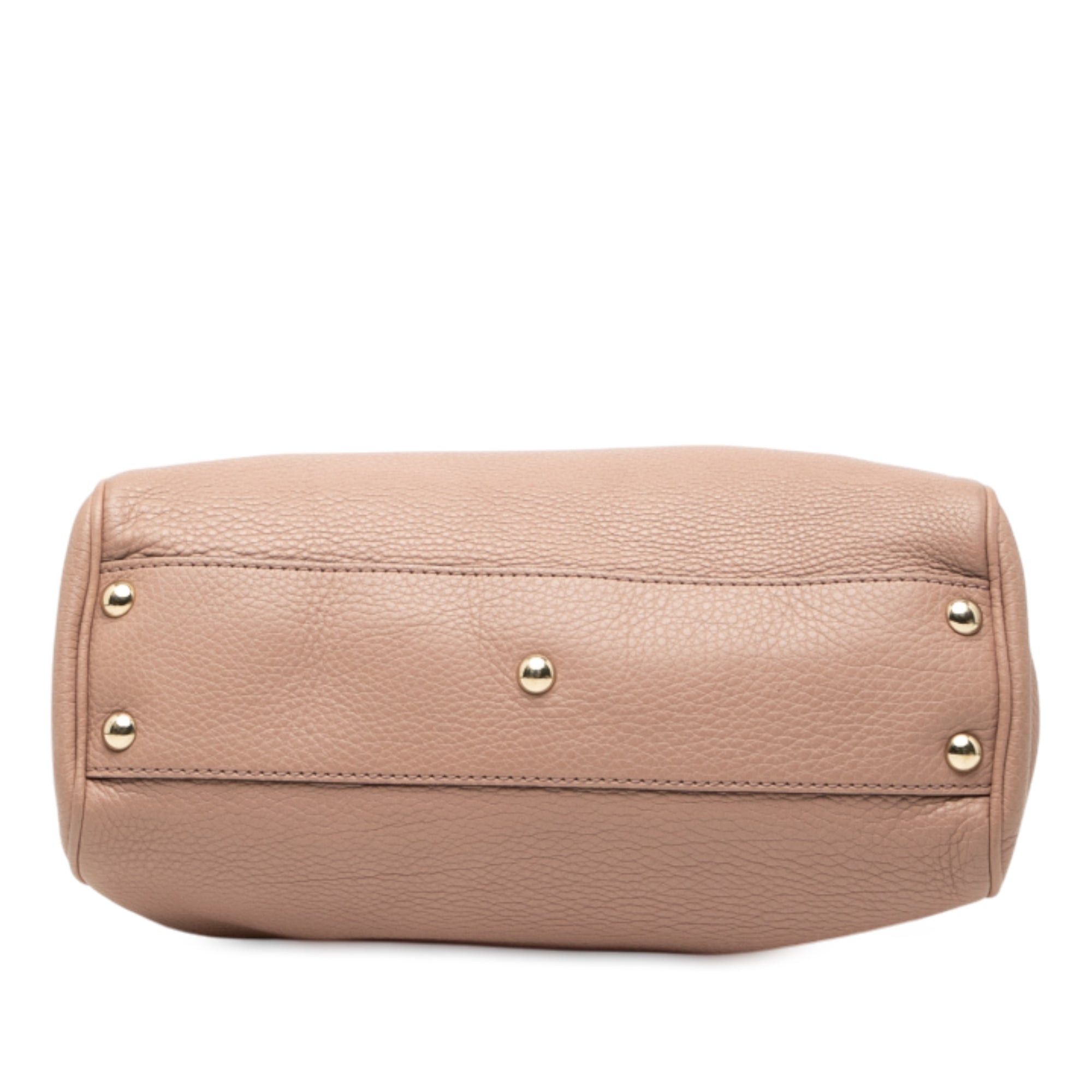 Gucci Small Calfskin Bamboo Shopper Satchel Size ONE SIZE - 3 Thumbnail