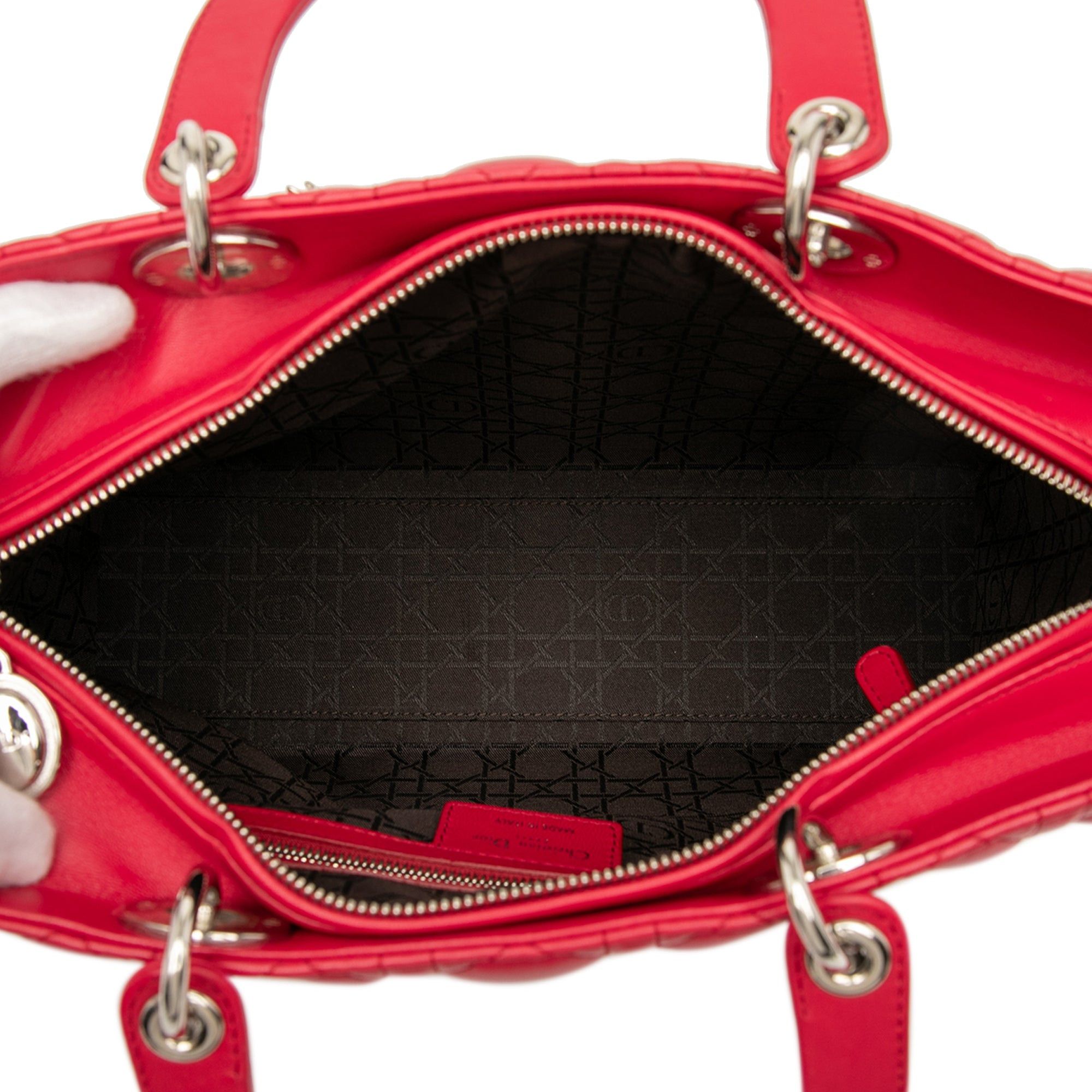 Dior Large Lambskin Cannage Lady Dior Size ONE SIZE - 4 Thumbnail