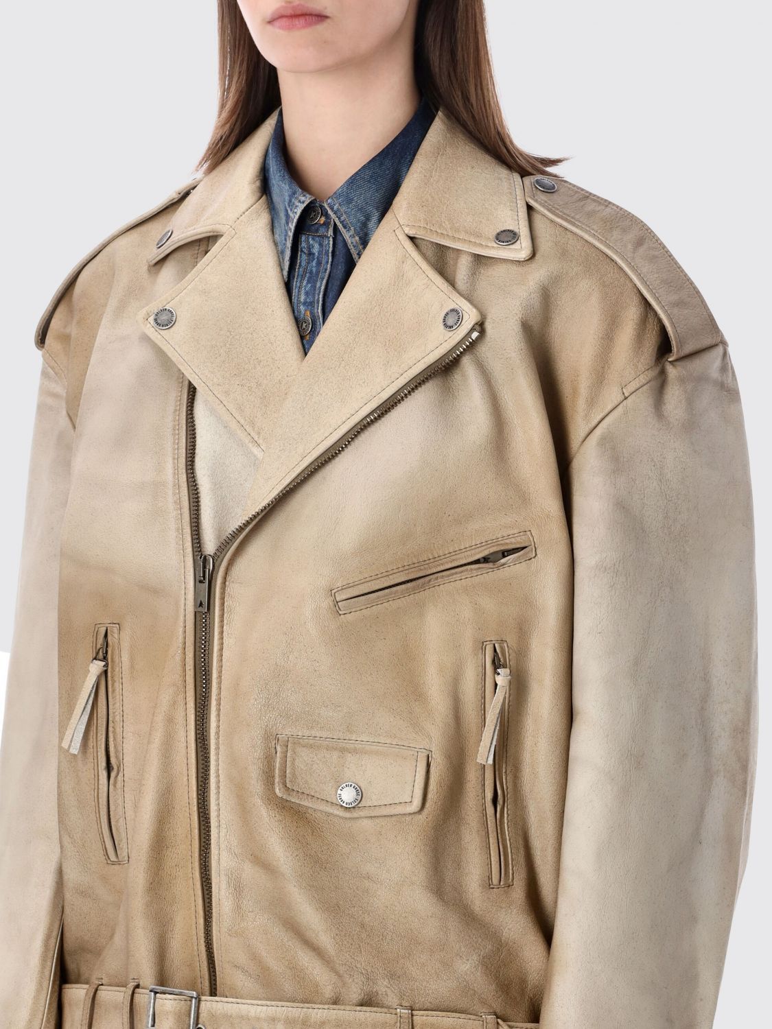 Golden Goose Golden Goose Jacket Woman Blue Size M / US 6-8 / IT 42-44 - 3 Thumbnail