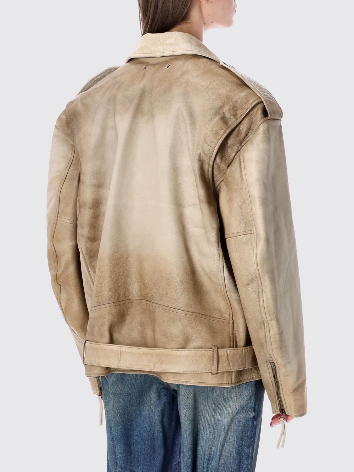 Golden Goose Golden Goose Jacket Woman Beige Size XS / US 0-2 / IT 36-38 - 2 Thumbnail