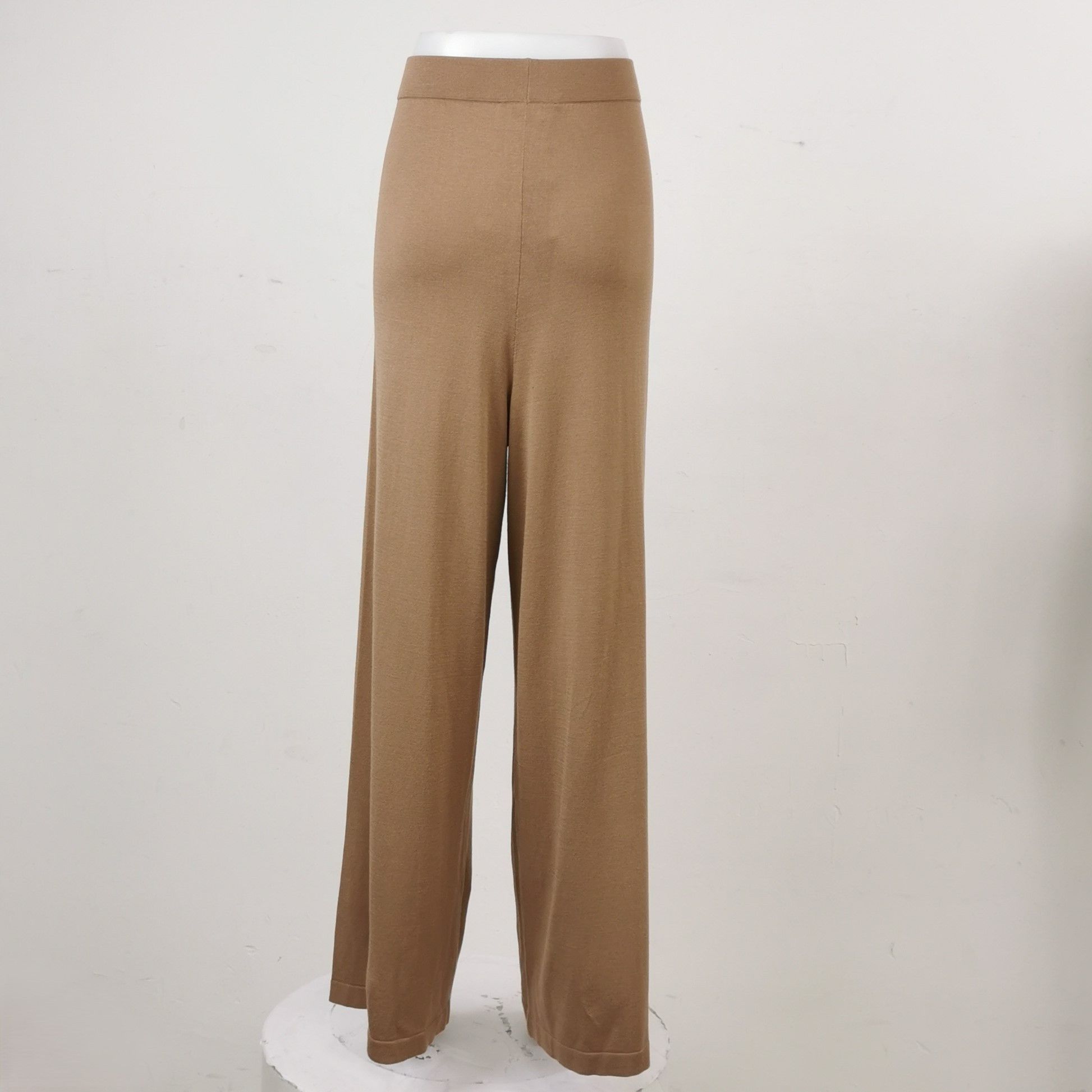 Weekend Max Mara Weekend Max Mara Solid Wide-Leg Pants L Size 30" / US 8 / IT 44 - 3 Thumbnail