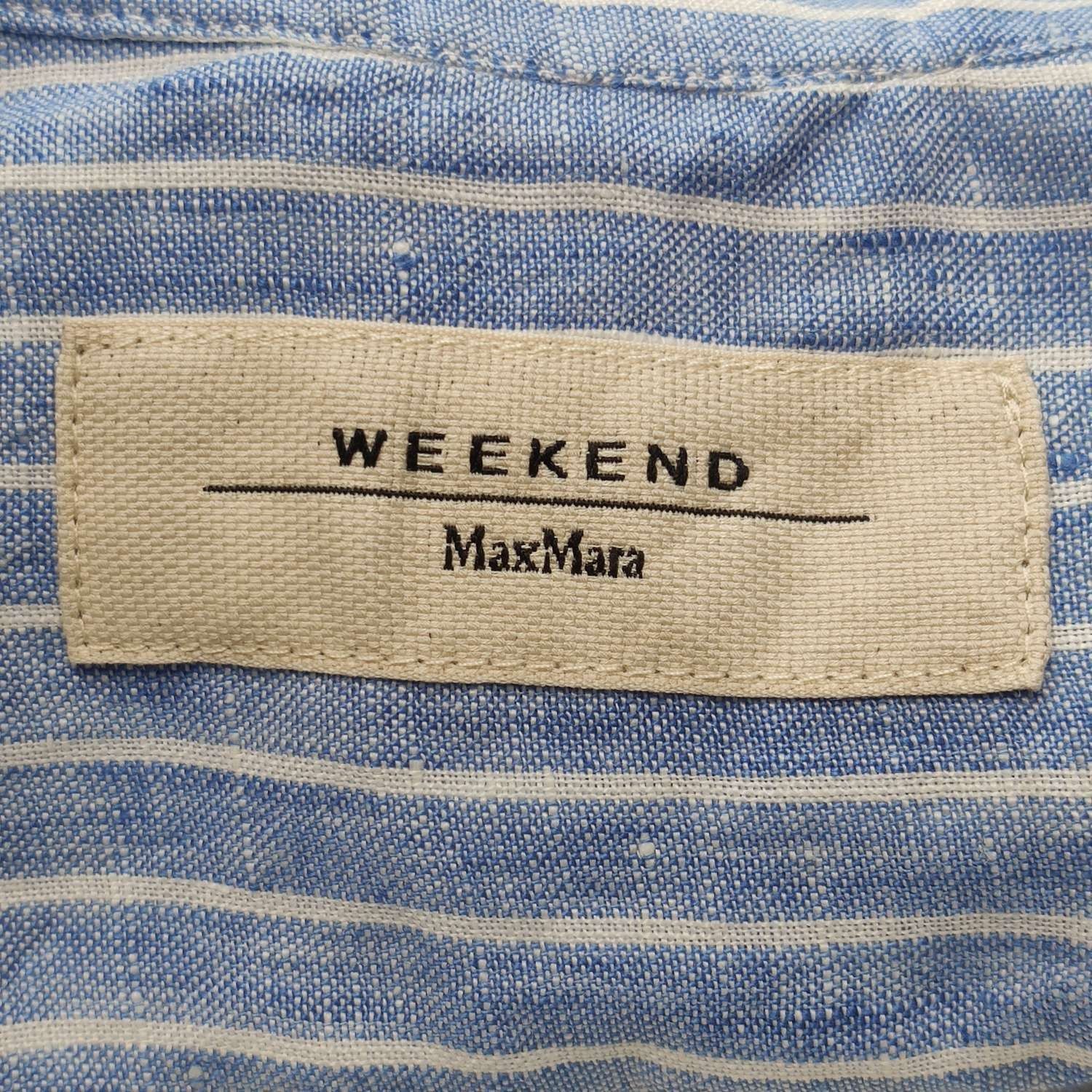 Weekend Max Mara Weekend Max Mara Cotton Striped Embroidered Shirt US8 Size XS / US 0-2 / IT 36-38 - 5 Thumbnail