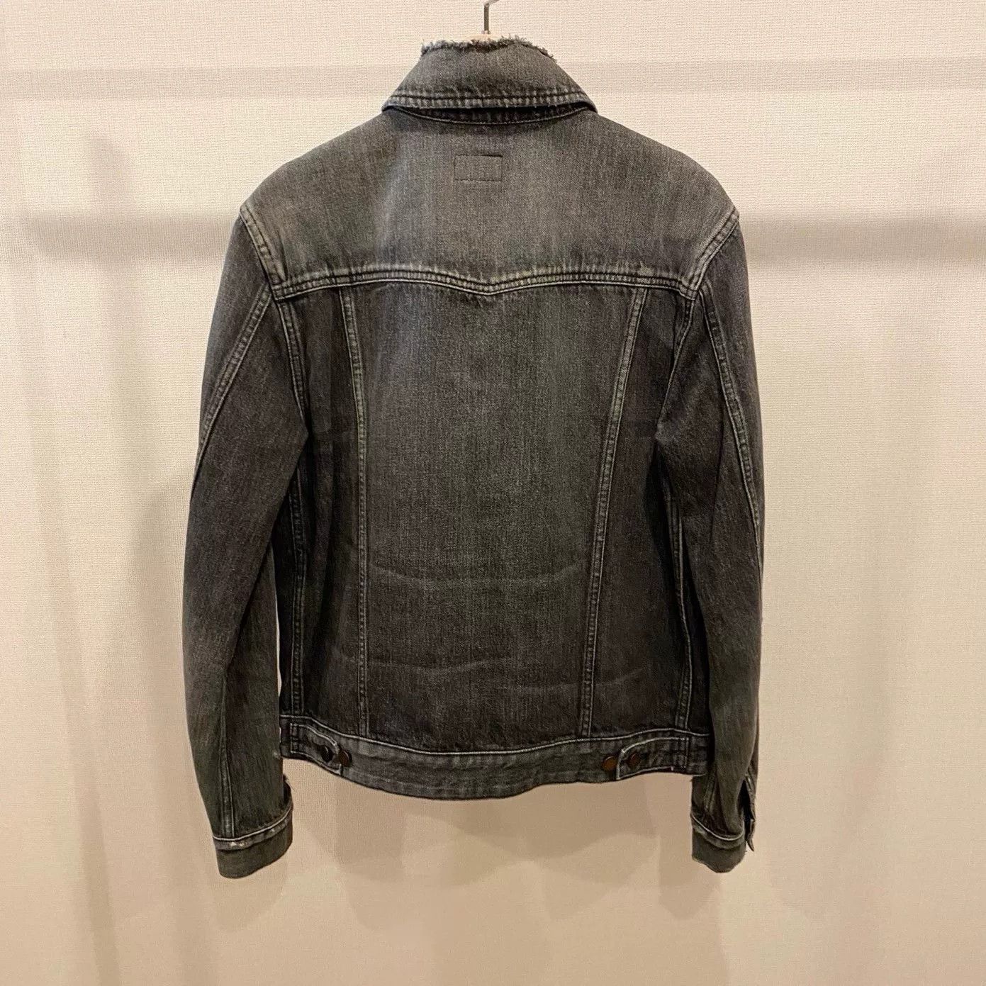 Yves Saint Laurent Saint Laurent YSL Gray Denim Jacket Size US M / EU 48-50 / 2 - 2 Thumbnail