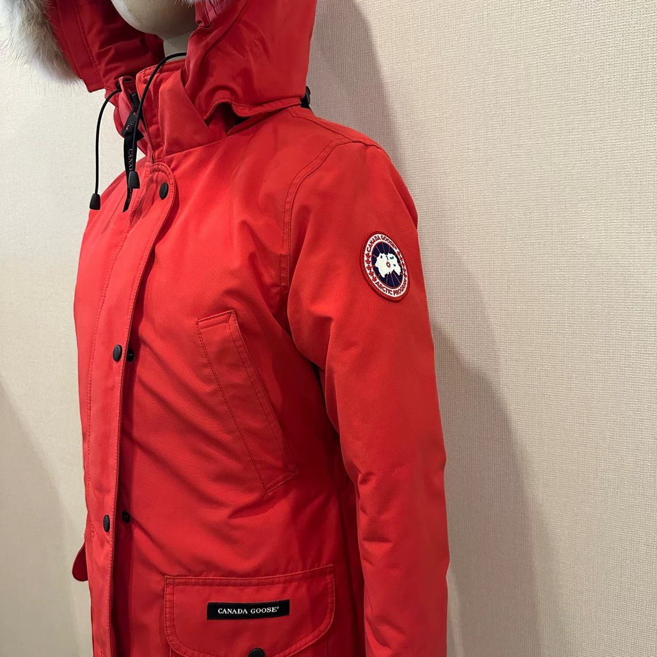 Canada Goose Canada Goose Red Mid-Length Parka Size XS / US 0-2 / IT 36-38 - 5 Thumbnail