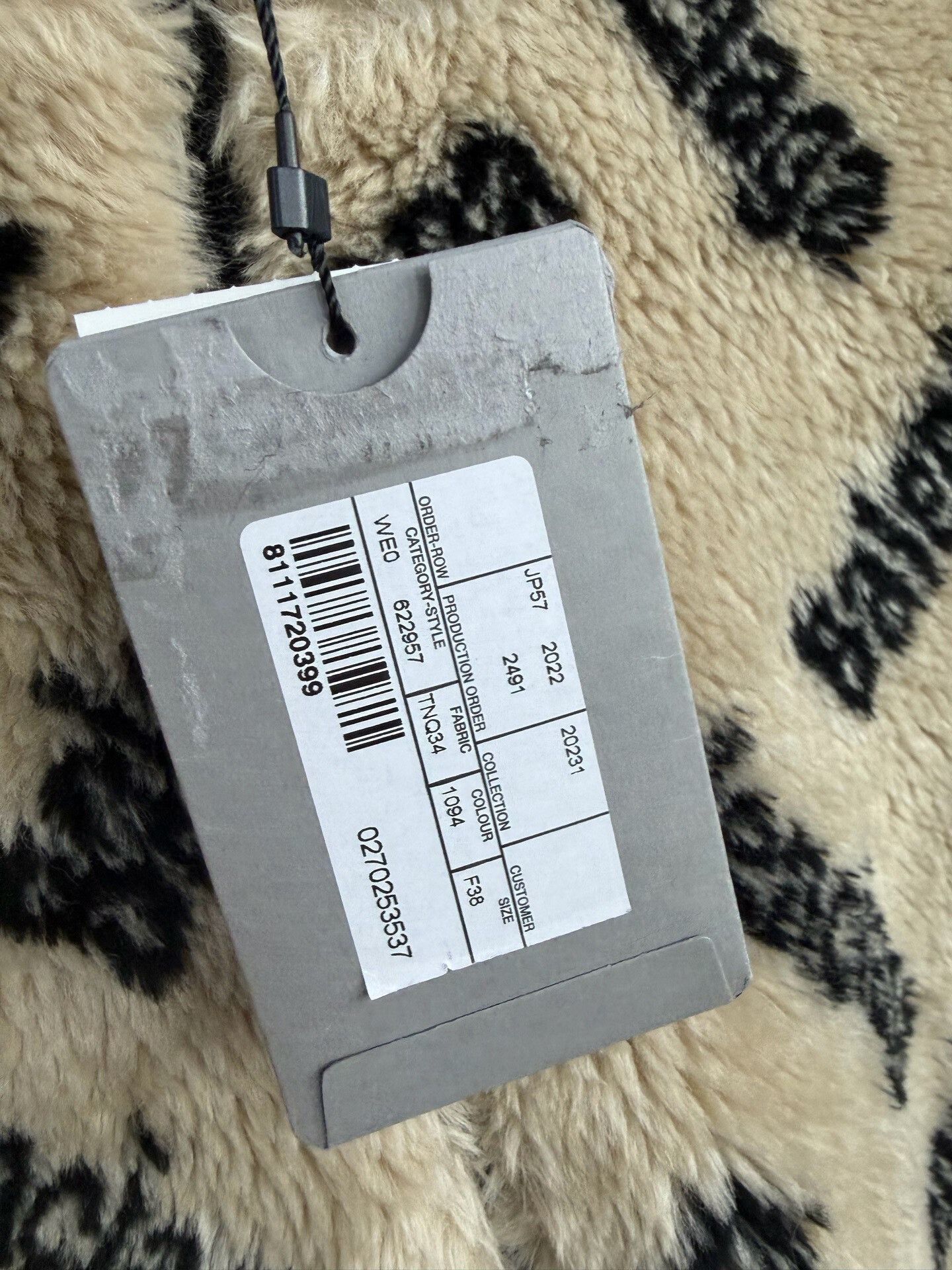 Balenciaga Balenciaga Logo Teddy Fleece Jacket Size US XS / EU 42 / 0 - 3 Thumbnail