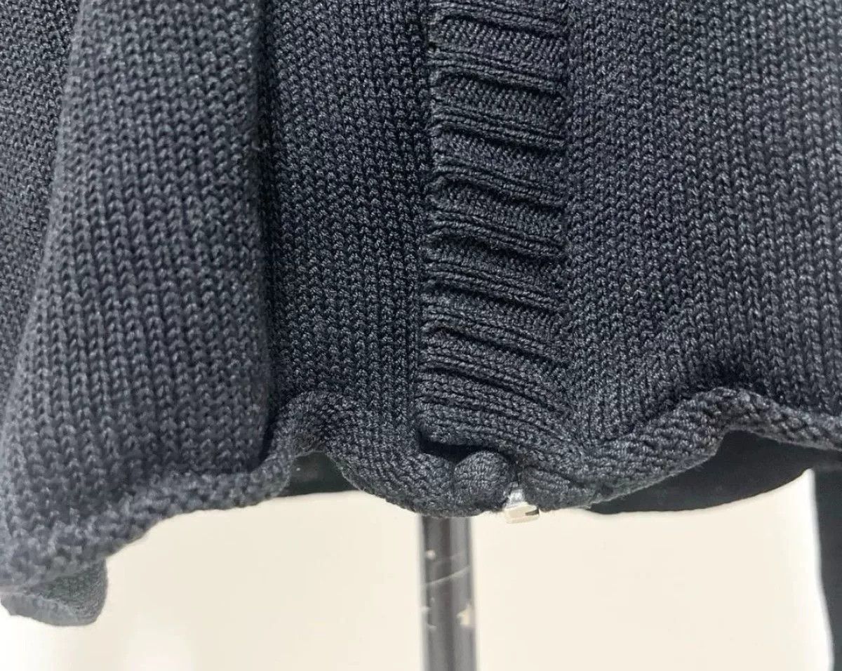 Yohji Yamamoto Y's Yohji Yamamoto Black Turtleneck Knit Cardigan Size US XXS / EU 40 - 4 Thumbnail
