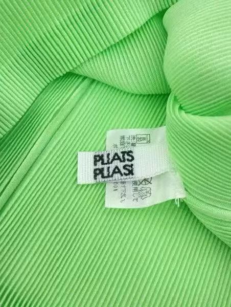 Issey Miyake Issey Miyake Green Short-Sleeve Top Size L / US 10 / IT 46 - 4 Thumbnail