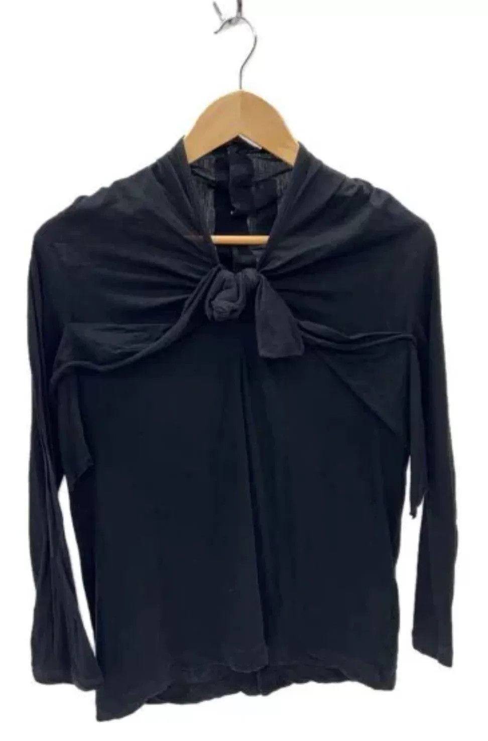 Comme des Garcons COMME des GARCONS Black Button Knit Top Size S / US 4 / IT 40 - 2 Thumbnail