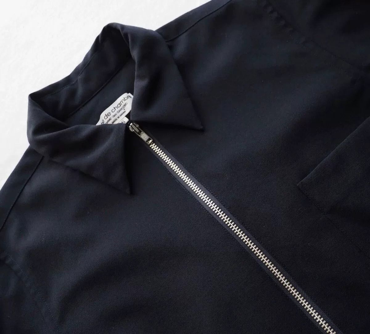 Comme des Garcons COMME des GARCONS Half-Zip Wool Shirt Size US S / EU 44-46 / 1 - 3 Thumbnail