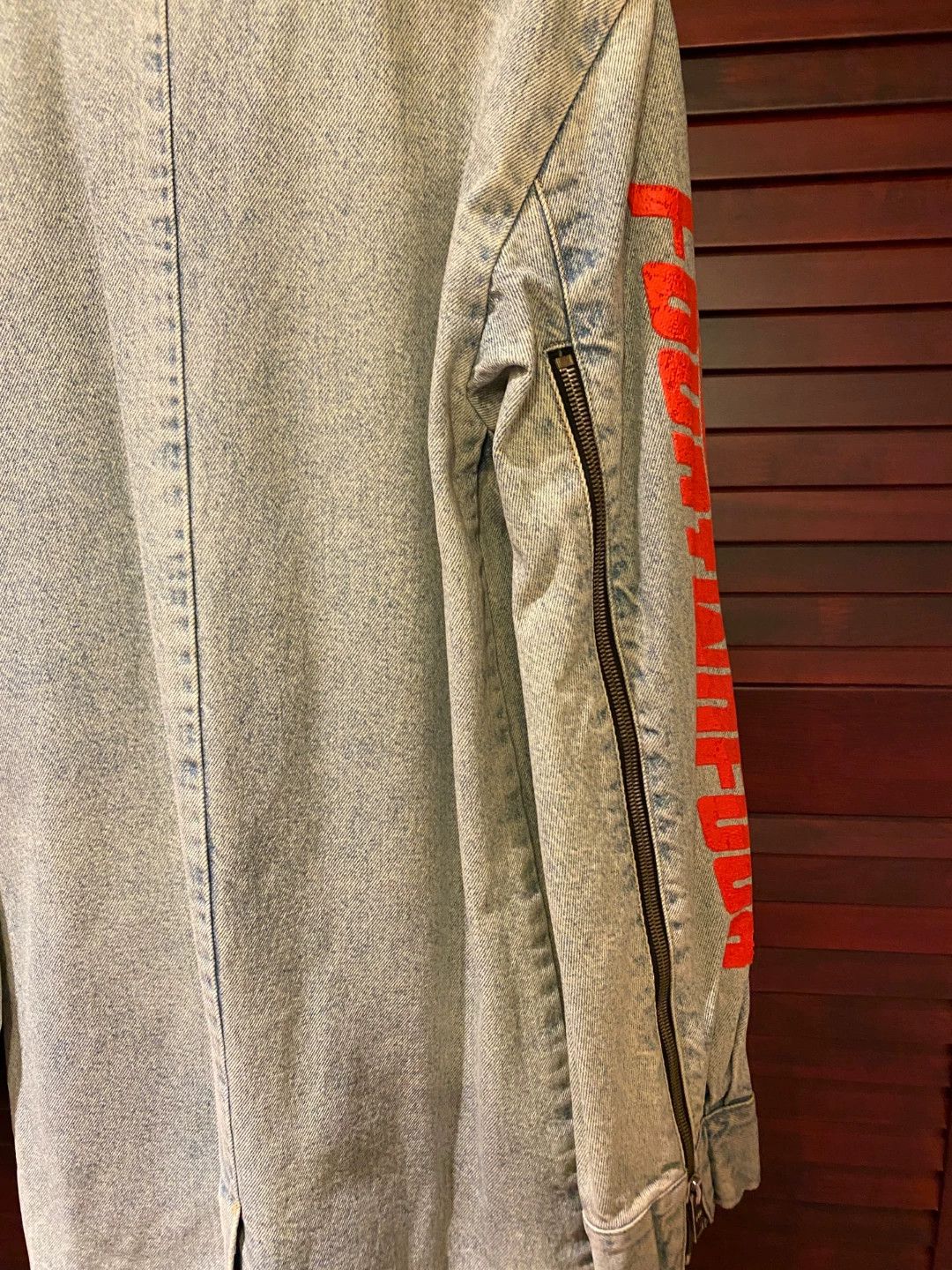 424 424 Men's Long Denim Jacket Size US S / EU 44-46 / 1 - 6 Thumbnail