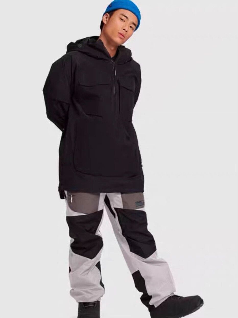 Burton Burton Black Pullover Snowboard Jacket Size US M / EU 48-50 / 2 - 4 Thumbnail