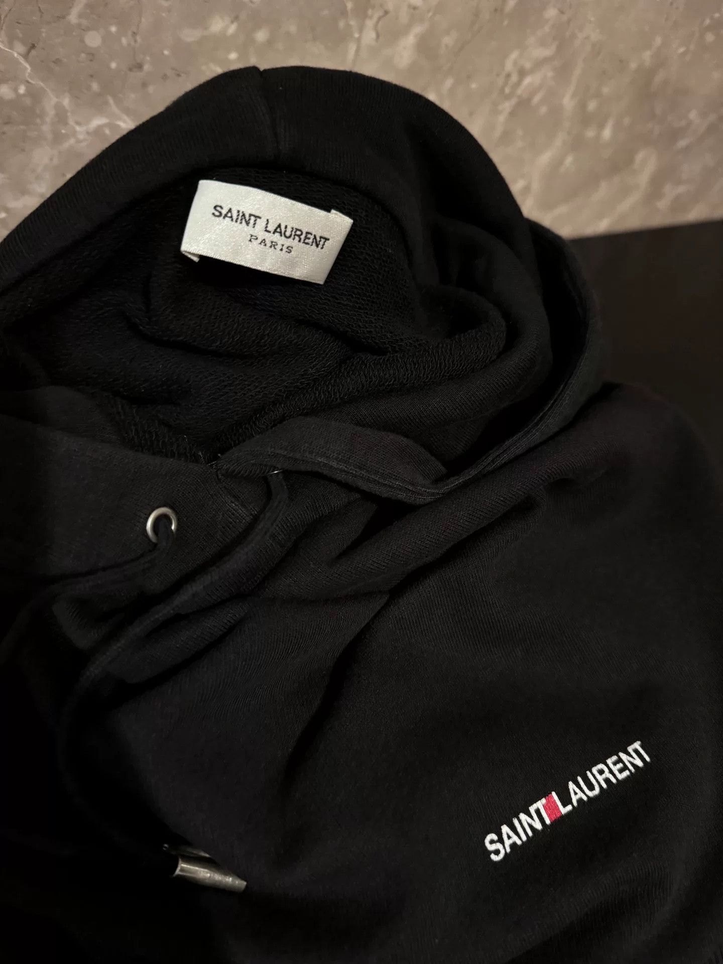 Saint Laurent Paris Saint Laurent SLP Logo Basic Sweatshirt Size US S / EU 44-46 / 1 - 3 Thumbnail