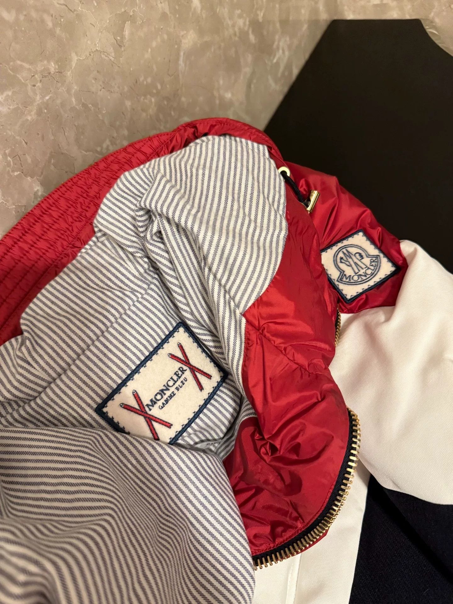 Thom Browne Moncler x Thom Browne Color-Blocked Down Jacket Size US M / EU 48-50 / 2 - 3 Thumbnail