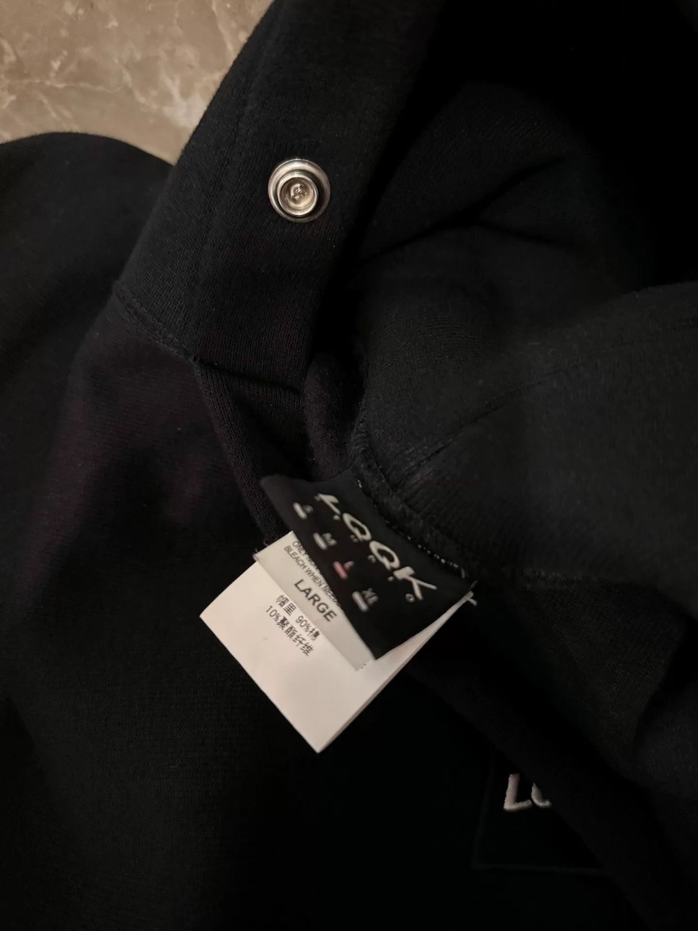 LQQK Studio LQQK Black Classic Thick Hoodie Size US L / EU 52-54 / 3 - 3 Thumbnail