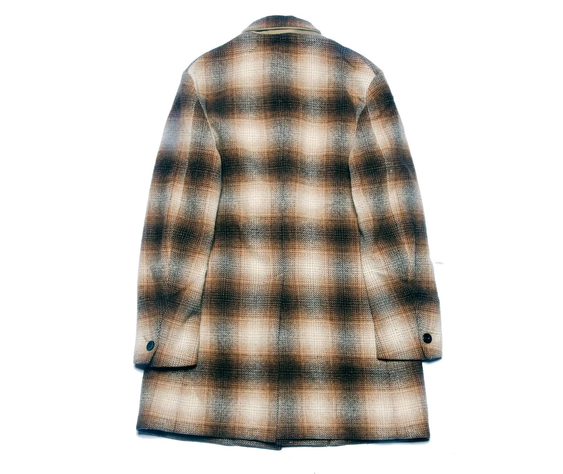 Number (N)ine number(n)ine Plaid Flannel Long Coat Size US L / EU 52-54 / 3 - 2 Thumbnail