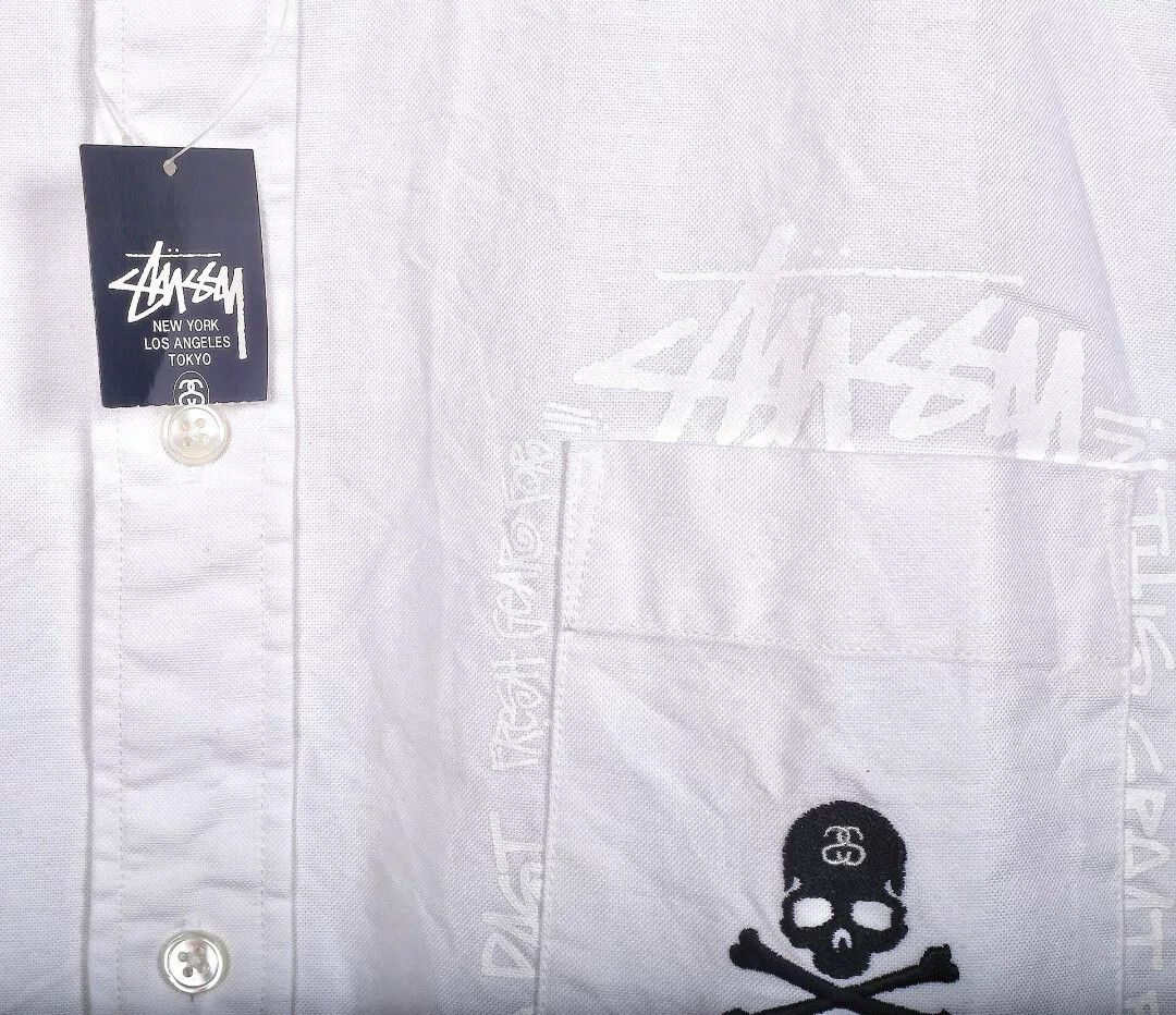 Mastermind Japan mastermind JAPAN x Stussy Short Sleeve Shirt Size US XL / EU 56 / 4 - 5 Thumbnail