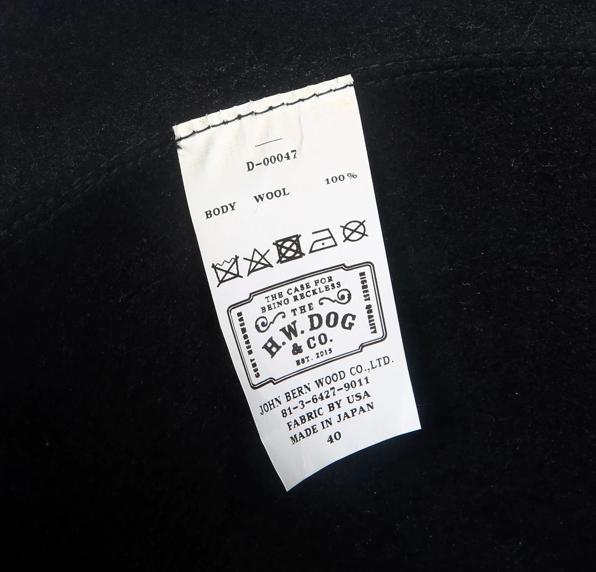 THE H.W.DOG&CO. H.W. Dog&Co Travelers Foldable Wool Hat Size ONE SIZE - 4 Thumbnail