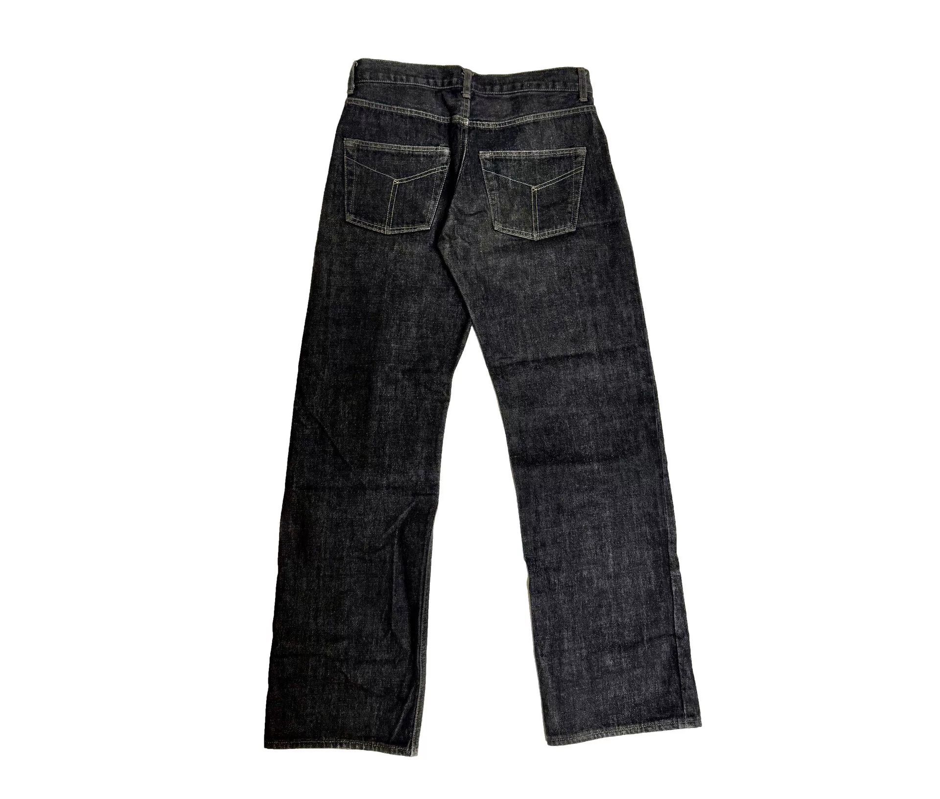 Yohji Yamamoto Yohji Yamamoto Selvedge Indigo Straight Jeans Size US 28 / EU 44 - 2 Thumbnail