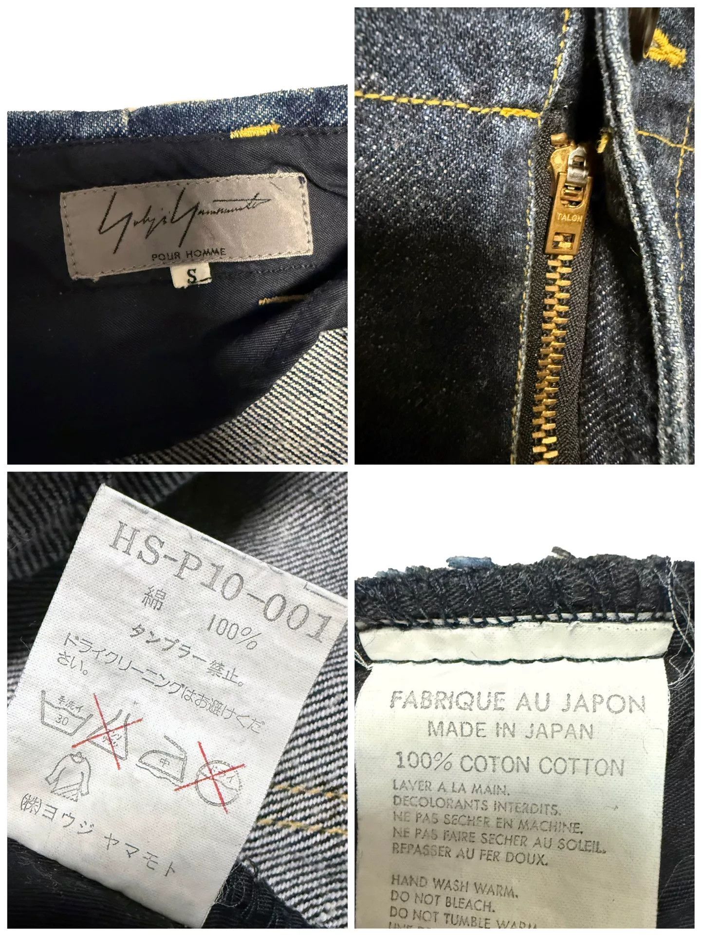Yohji Yamamoto Yohji Yamamoto Denim Chino Pants Size US 32 / EU 48 - 9 Thumbnail