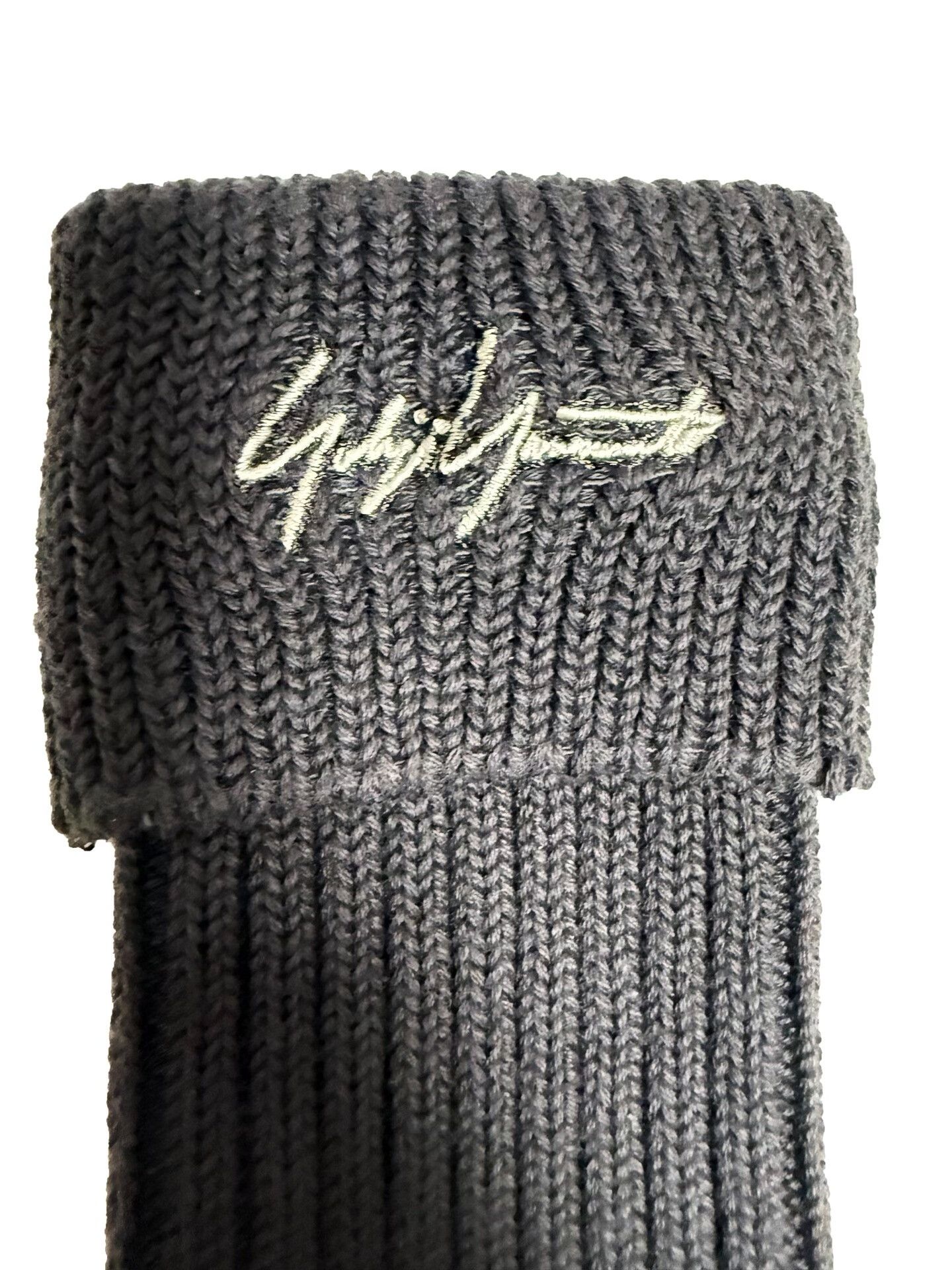 Yohji Yamamoto Yohji Yamamoto Pour Homme Gray Long Socks Size ONE SIZE - 3 Thumbnail