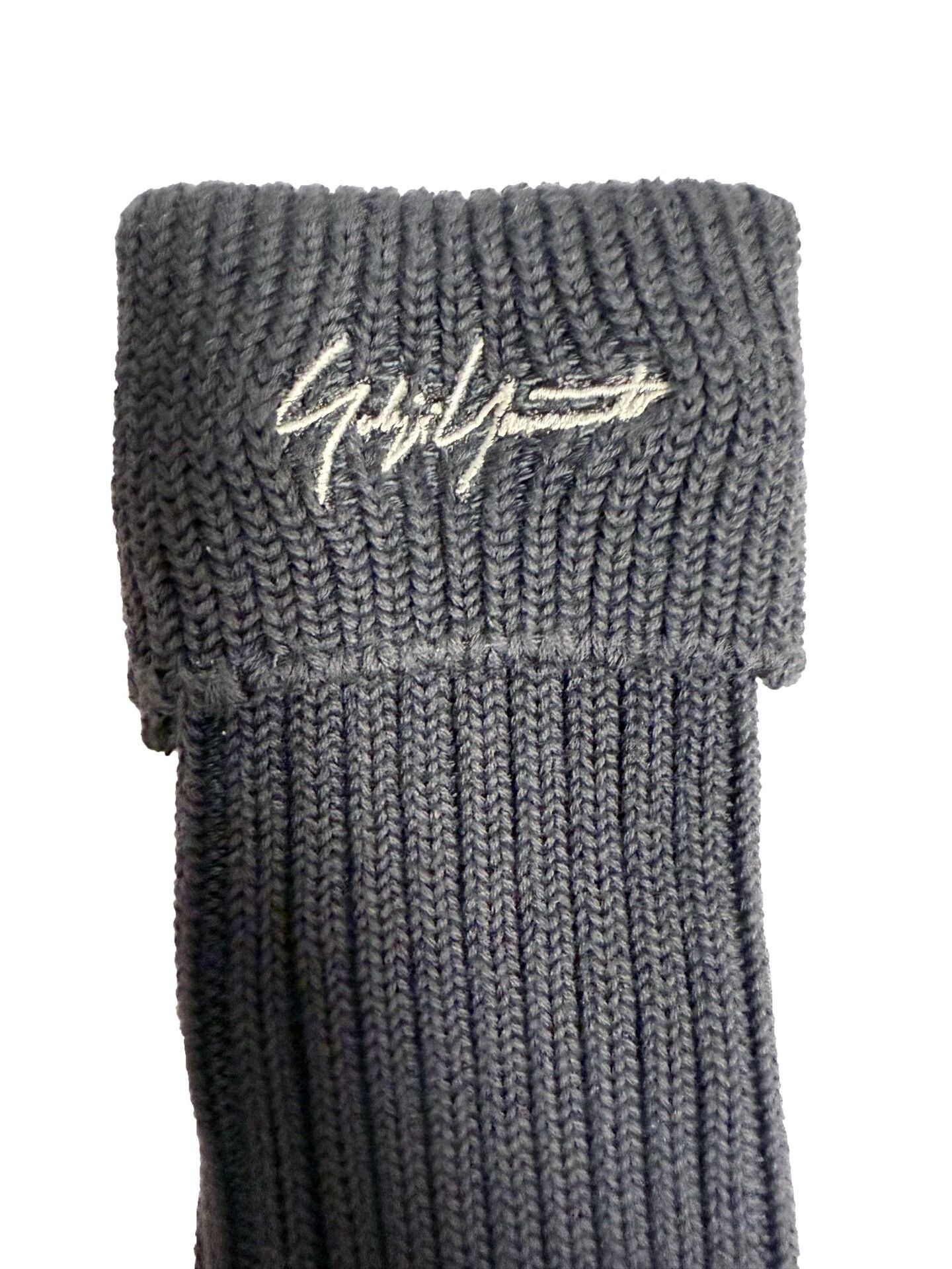 Yohji Yamamoto Yohji Yamamoto Pour Homme Gray Long Socks Size ONE SIZE - 4 Thumbnail