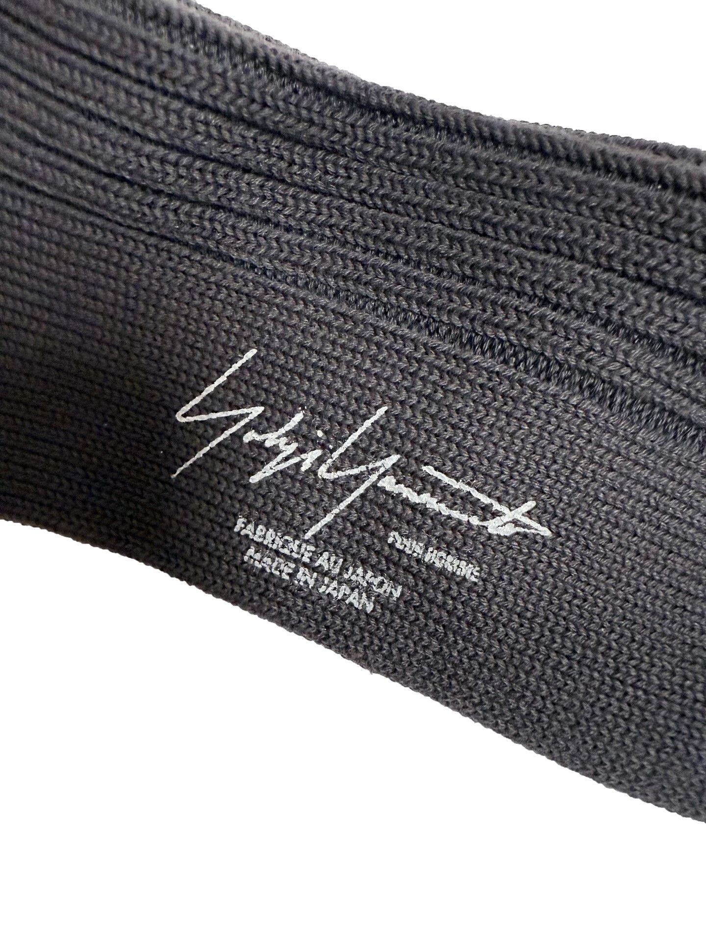 Yohji Yamamoto Yohji Yamamoto Pour Homme Gray Long Socks Size ONE SIZE - 5 Thumbnail