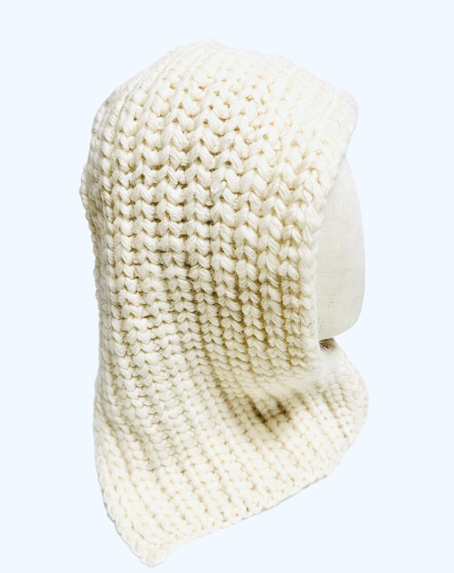 KIJIMA TAKAYUKI KIJIMA TAKAYUKI x CLANE Wool Knit Balaclava Size ONE SIZE - 5 Thumbnail