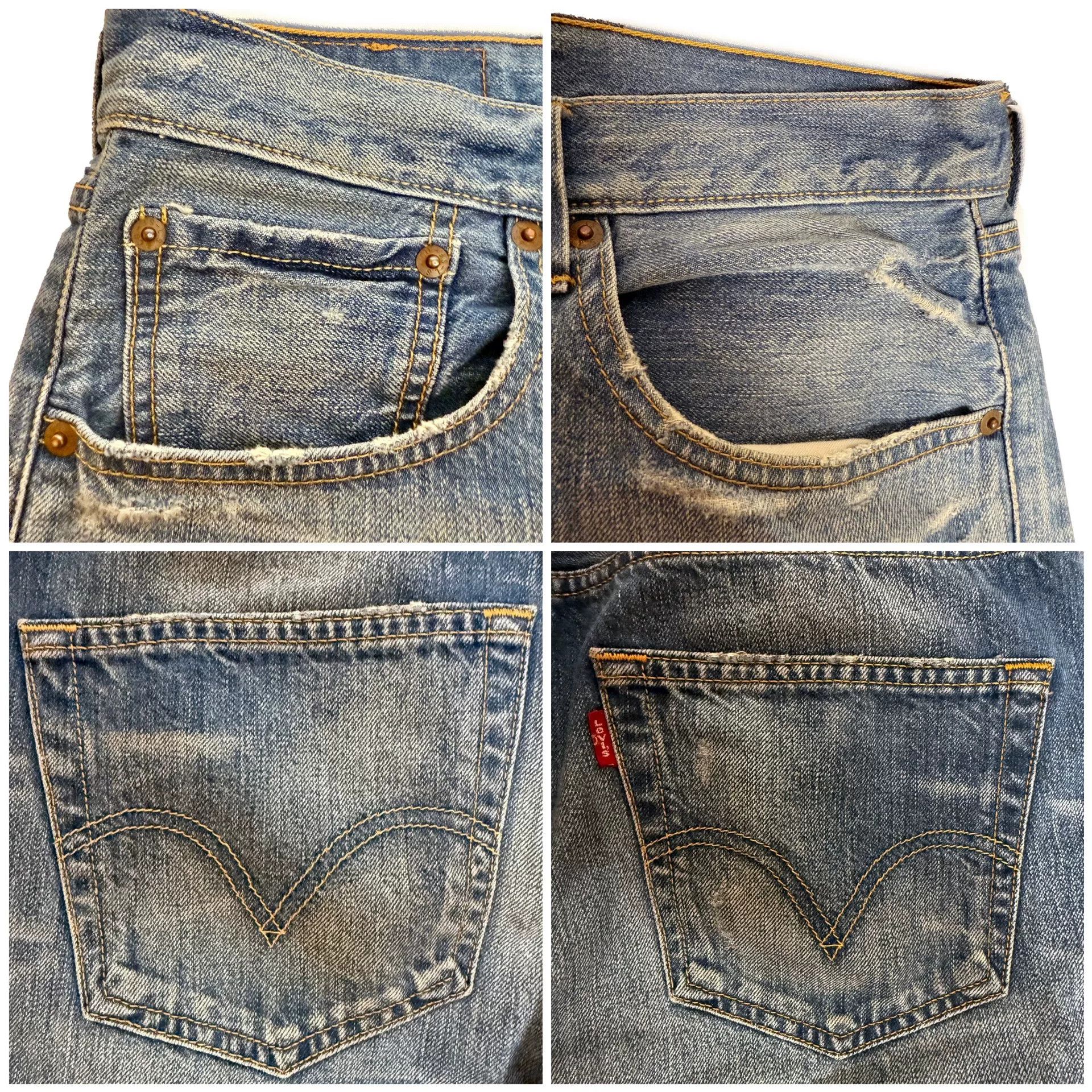 Levi's Levi's 08501 Distressed Patch Jeans Size US 32 / EU 48 - 6 Thumbnail