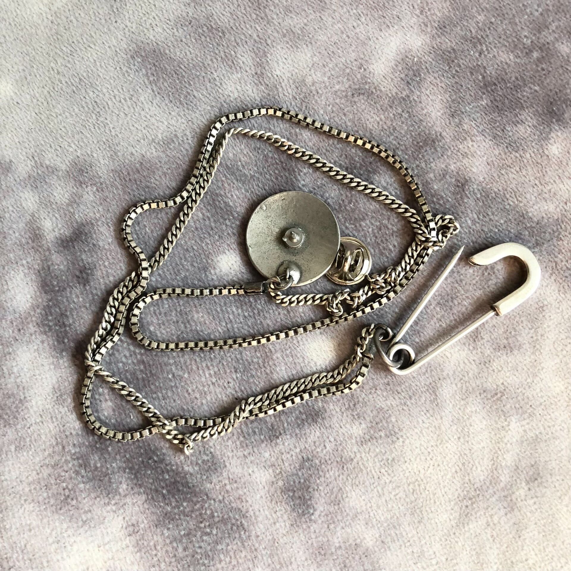 Yohji Yamamoto Yohji Yamamoto SYTE Brooch Chain Necklace Size ONE SIZE - 9 Thumbnail