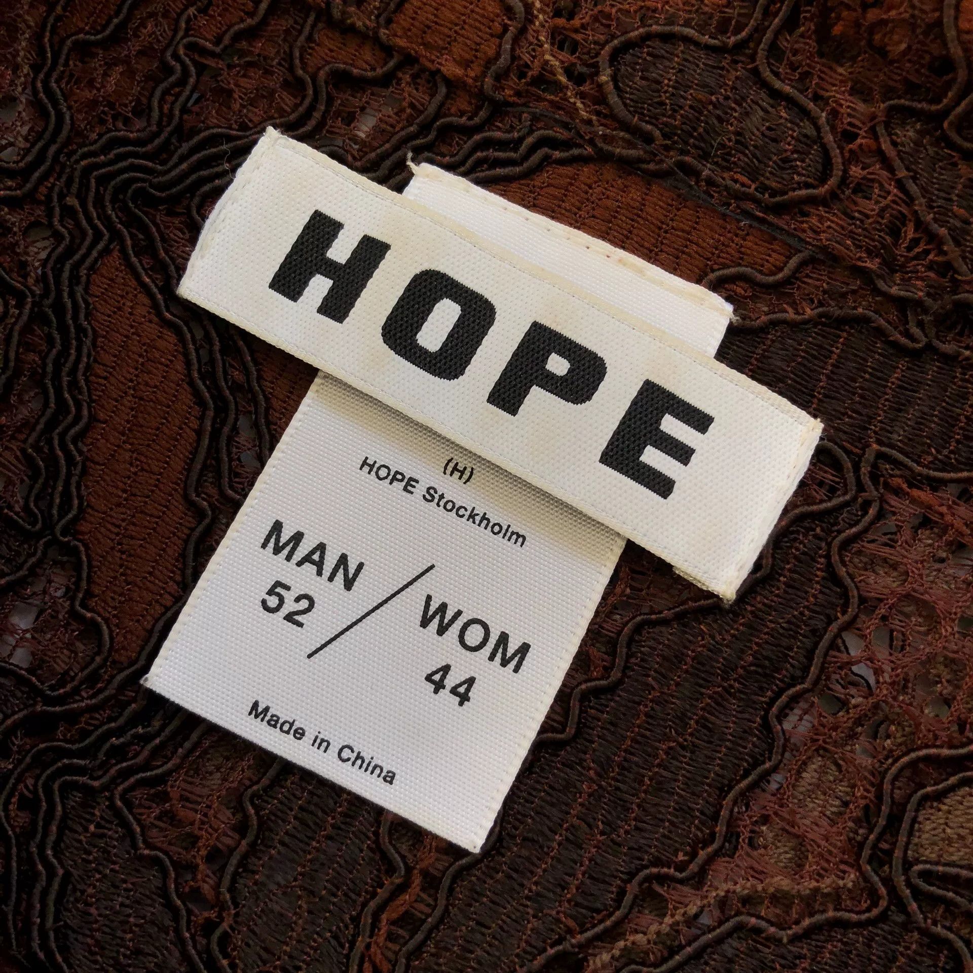 Hope HOPE Stockholm Men's Hollow-Out Long-Sleeve Shirt Size US L / EU 52-54 / 3 - 8 Thumbnail