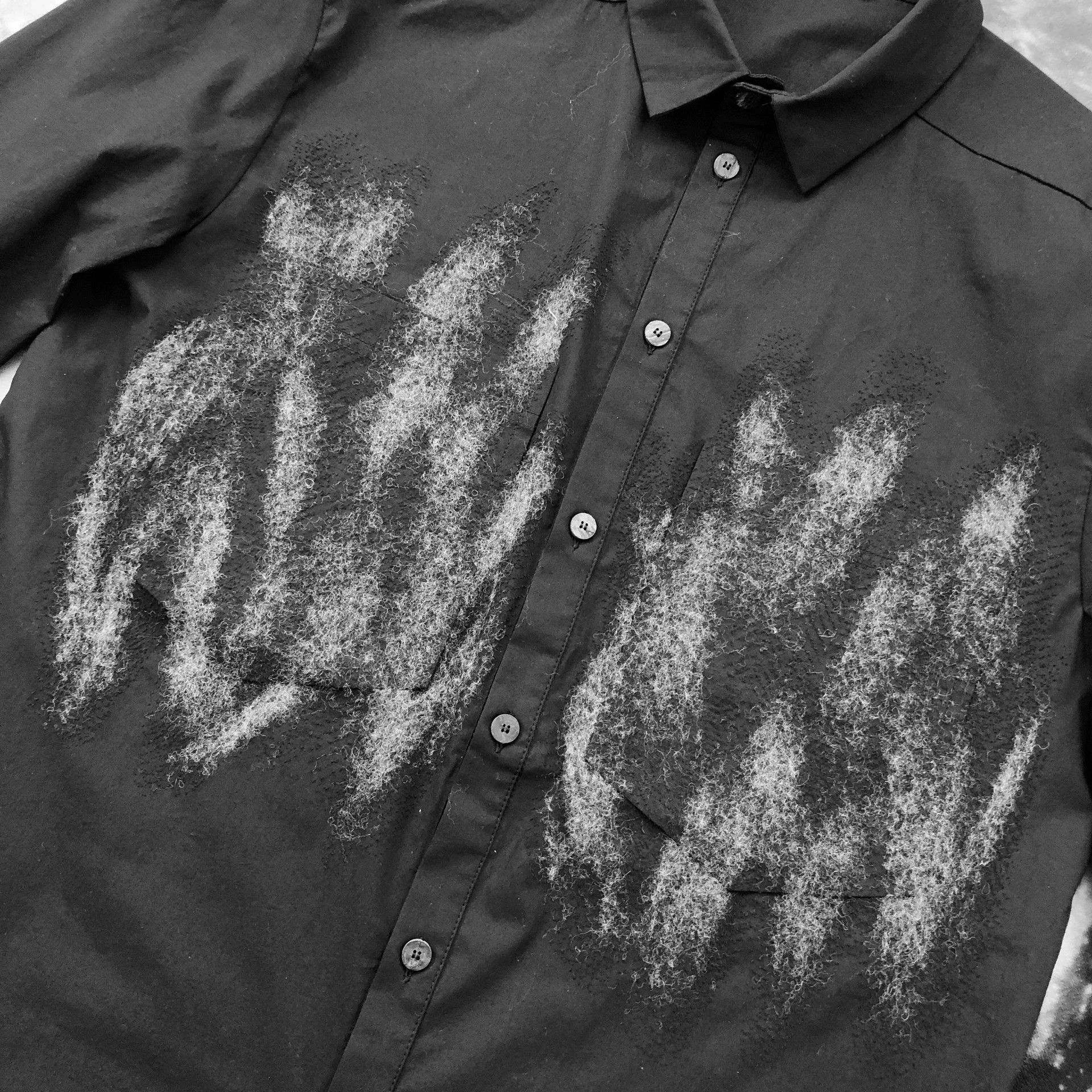 Lost & Found Ria Dunn LOST&FOUND Italian Dark Avant-Garde Shirt Size US L / EU 52-54 / 3 - 3 Thumbnail
