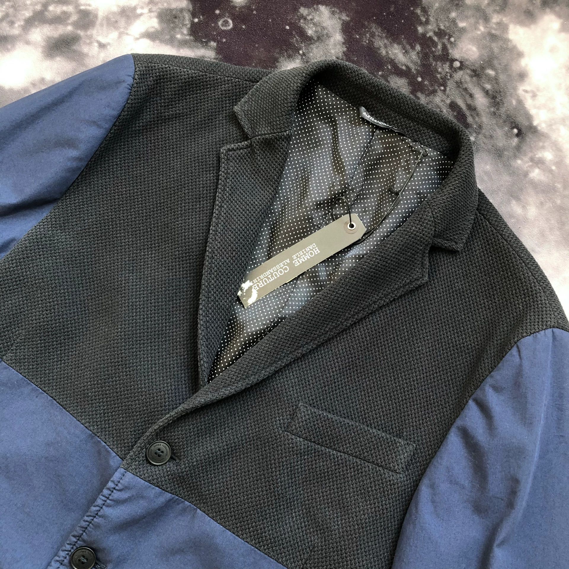 Daniele Alessandrini DANIELE ALESSANDRINI Men's Three-Button Suit Jacket Size US M / EU 48-50 / 2 - 2 Thumbnail