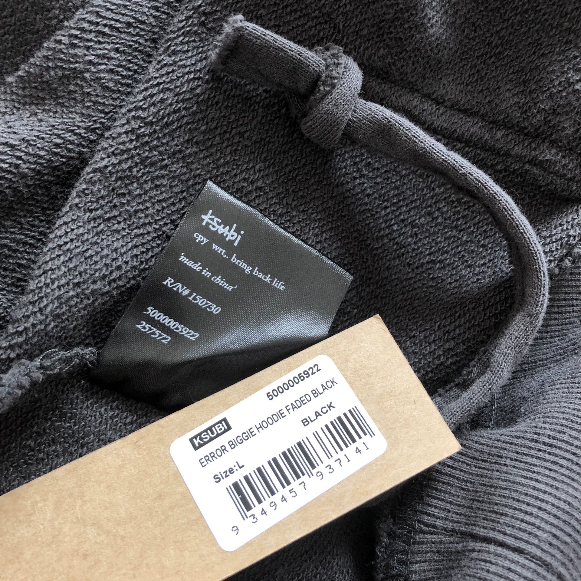 Ksubi KSUBI A NEW ERROR BIGGIE HOODIE Size US L / EU 52-54 / 3 - 9 Thumbnail