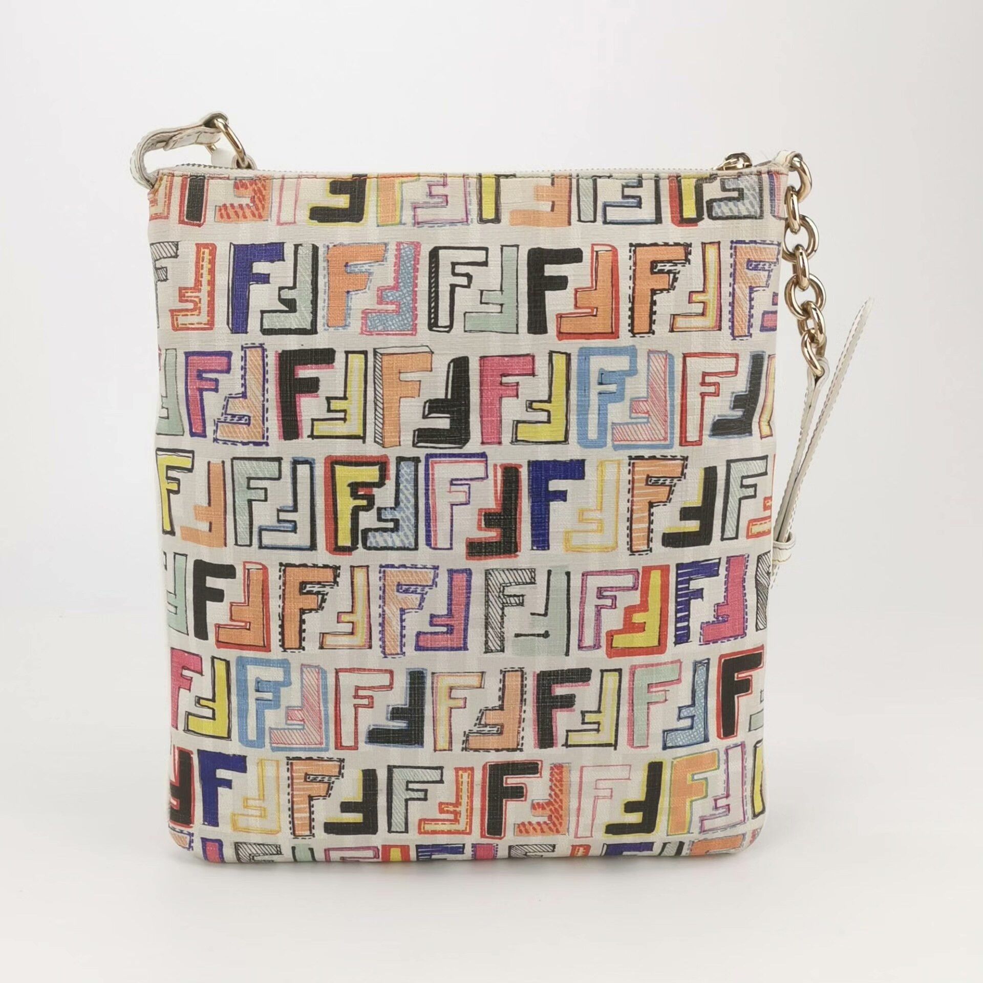Fendi Fendi Graffiti Monogram Shoulder Bag Size ONE SIZE - 4 Thumbnail