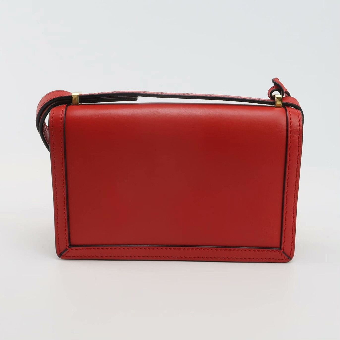 Loewe Loewe Barcelona Triangle Bag Red Small Size ONE SIZE - 4 Thumbnail