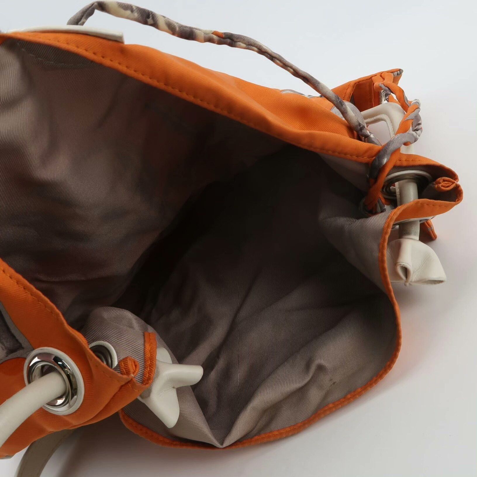 Hermes Hermes Silkycity Orange Scarf Bag Size ONE SIZE - 7 Thumbnail